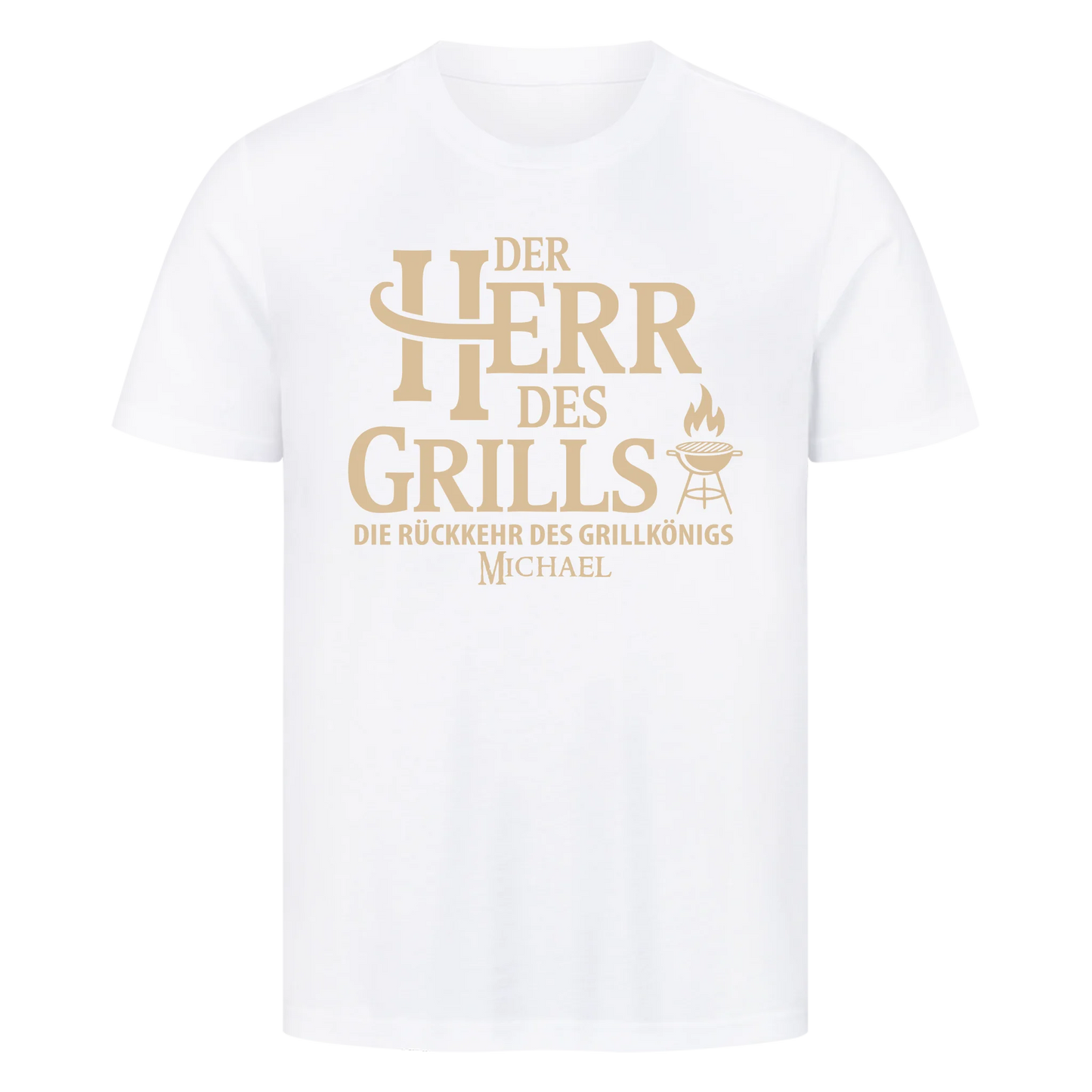 Herr des Grills 2 personalisierbar - Herren Shirt