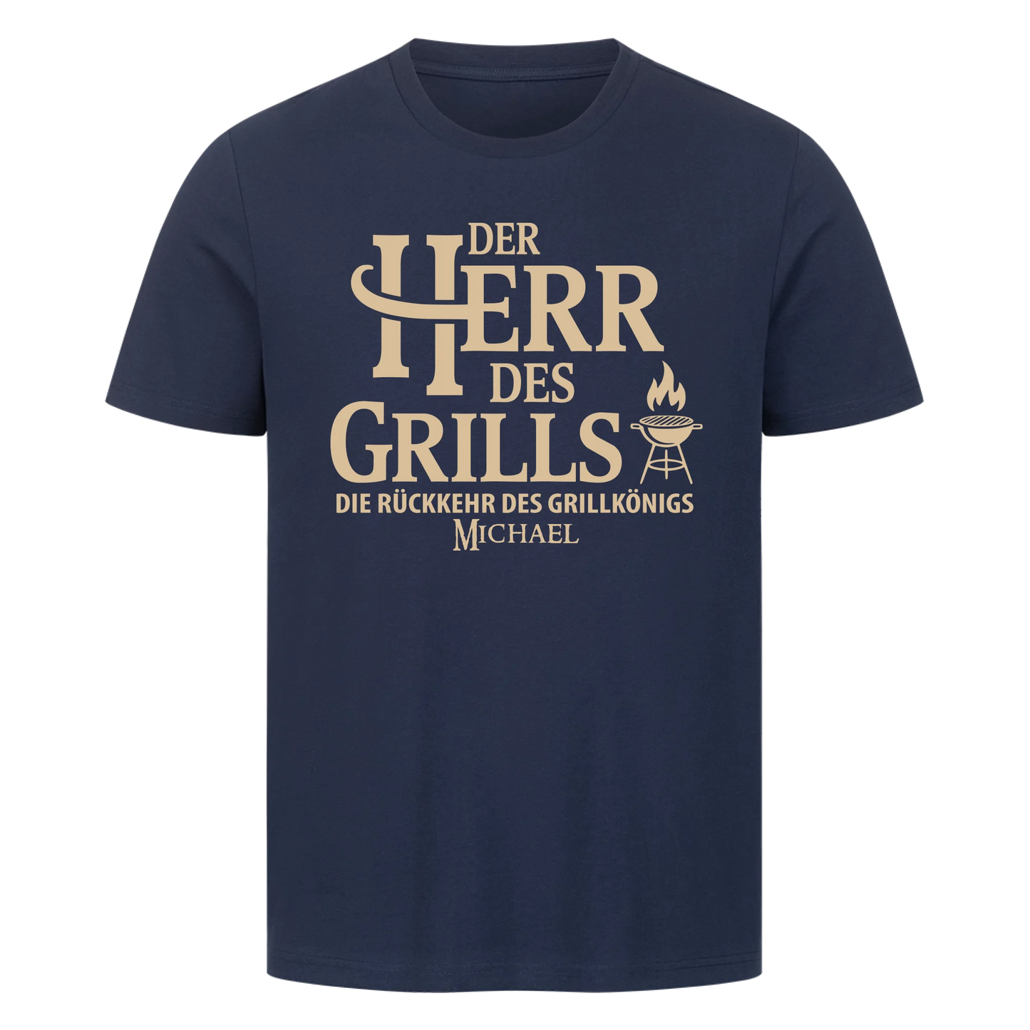 Herr des Grills 2 personalisierbar - Herren Shirt