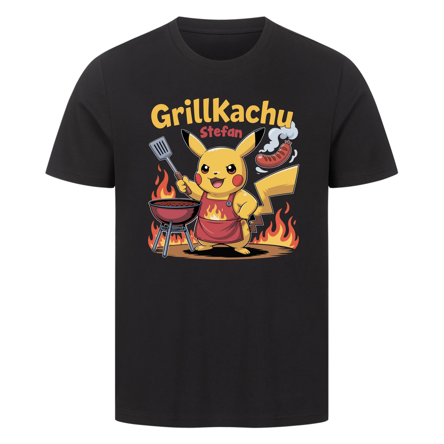Grillkachu 2 - Personalisierbares Shirt