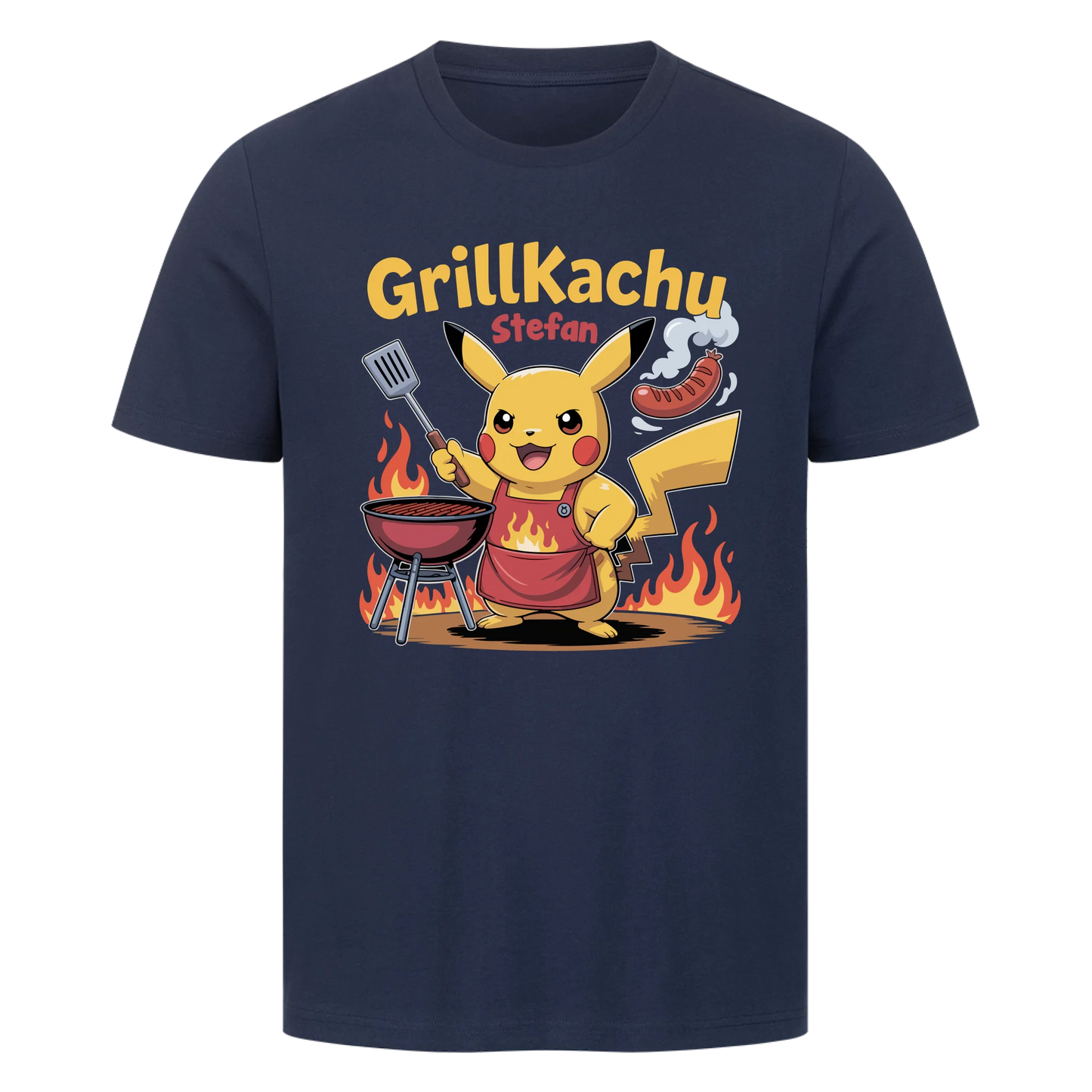 Grillkachu 2 - Personalisierbares Shirt