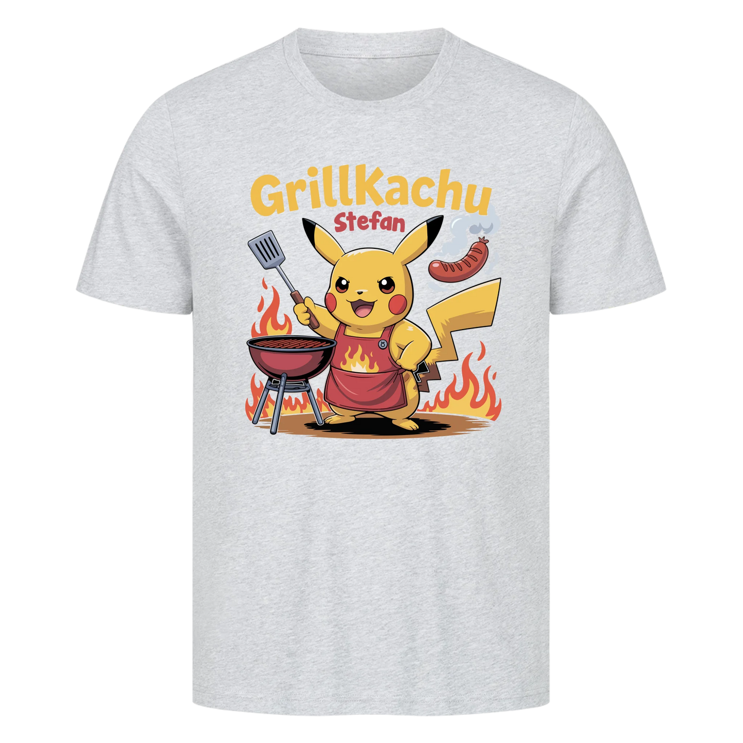 Grillkachu 2 - Personalisierbares Shirt