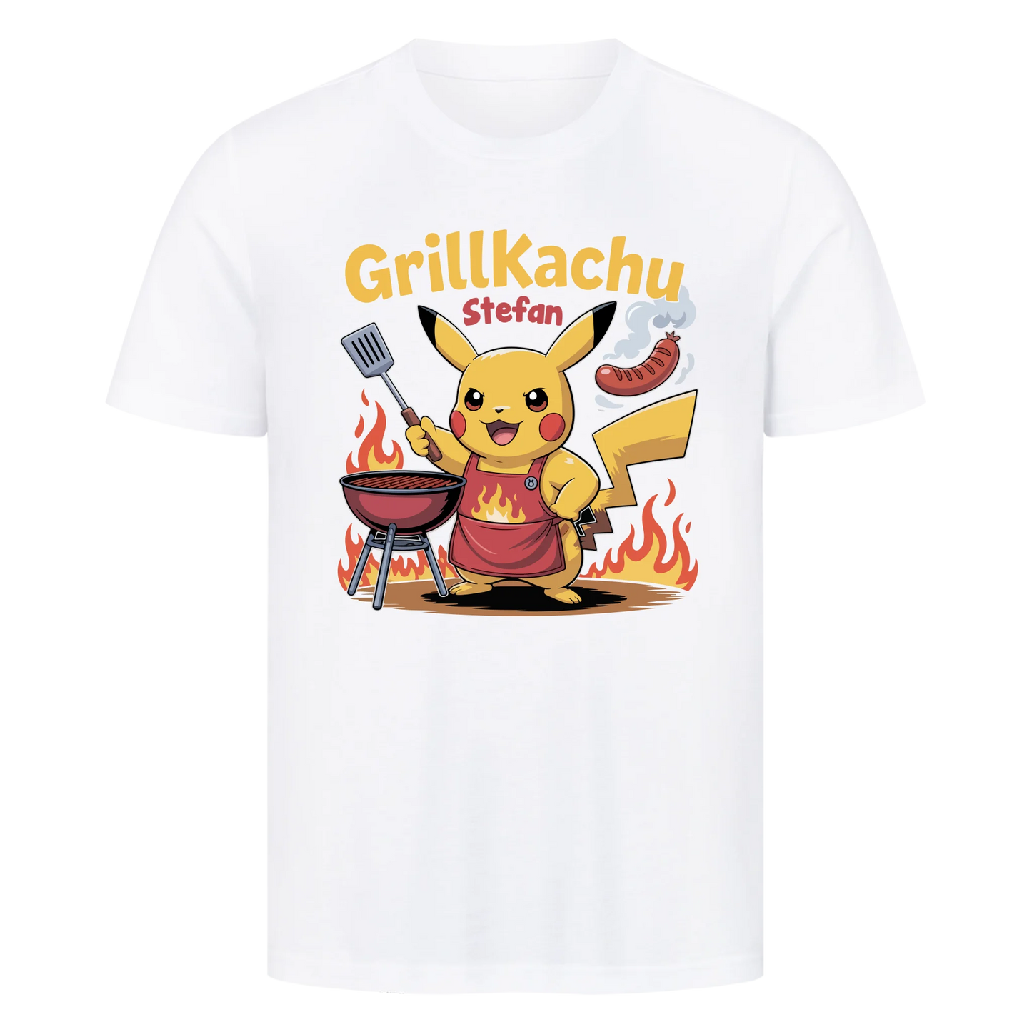 Grillkachu 2 - Personalisierbares Shirt