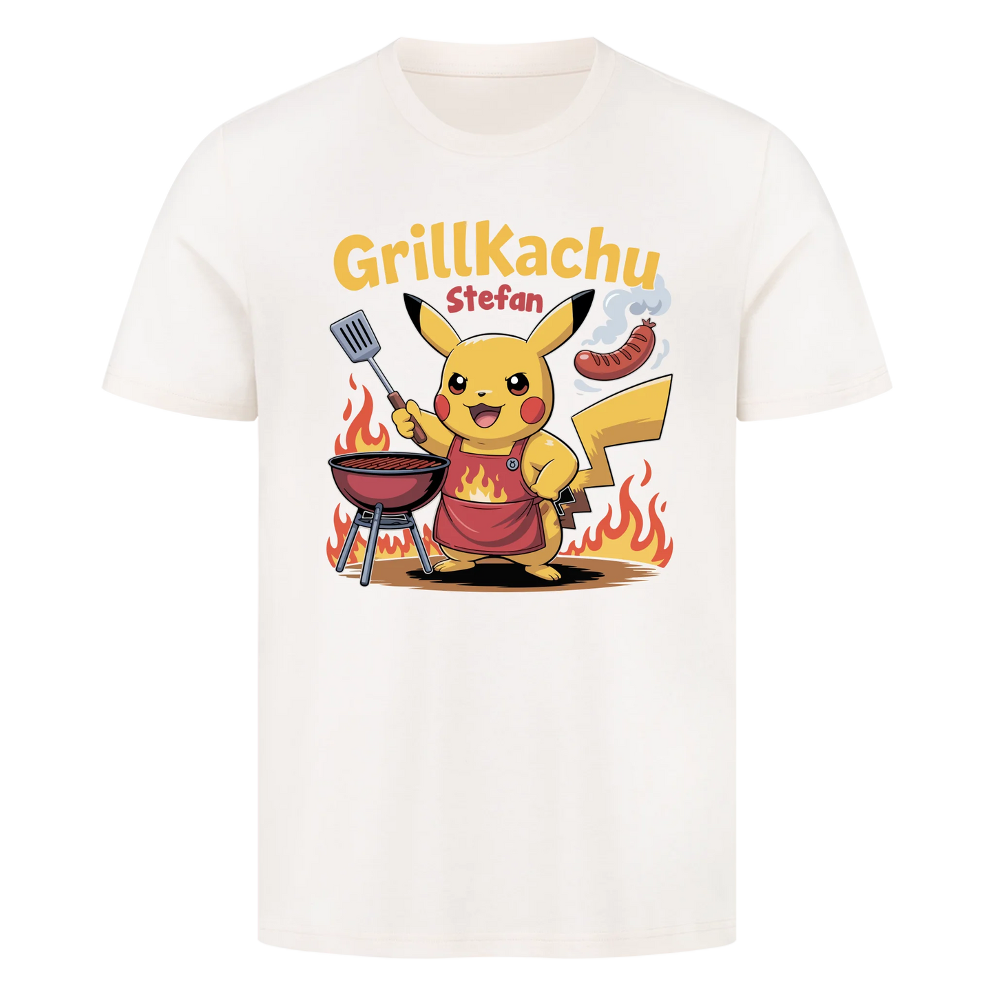 Grillkachu 2 - Personalisierbares Shirt