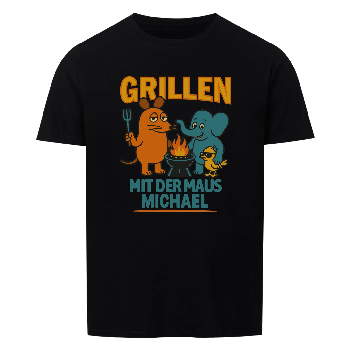 Grillen mit personalisierbar - Herren Shirt