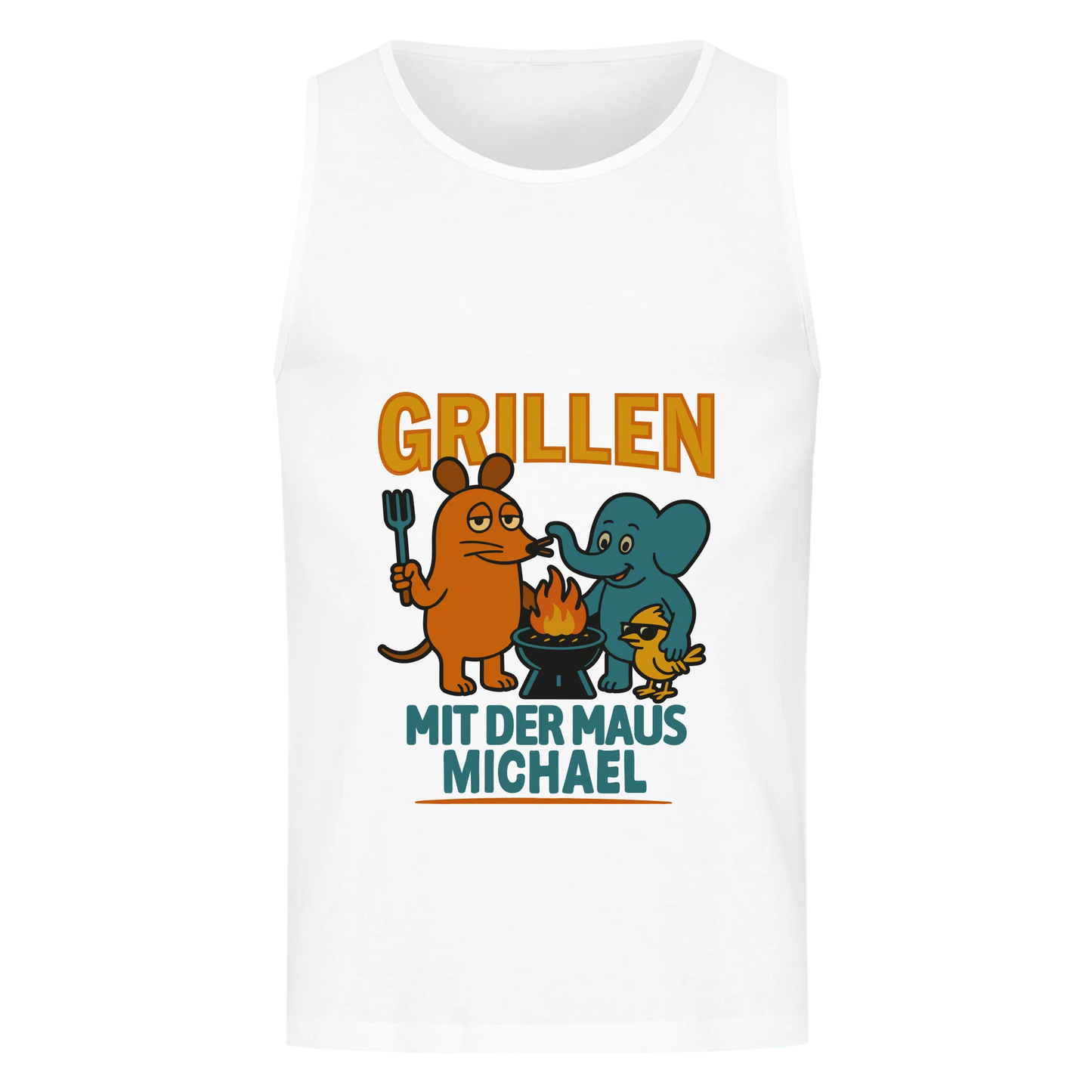 Grillen mit - Personalisierbares Shirt