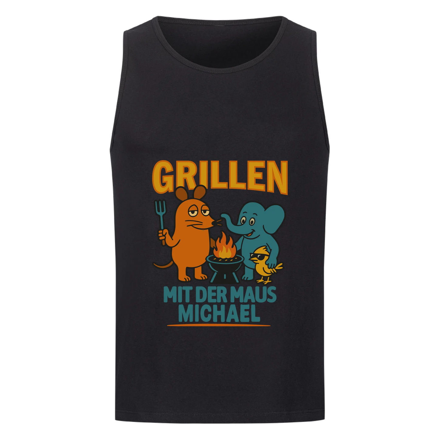 Grillen mit - Personalisierbares Shirt