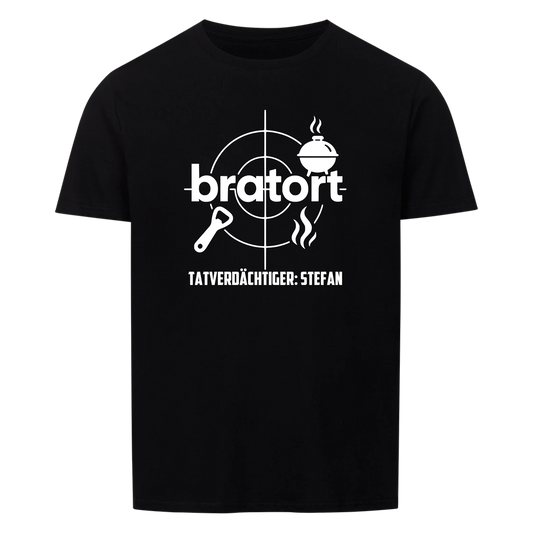 Bratort Tatverdächtiger - Personalisierbares Shirt