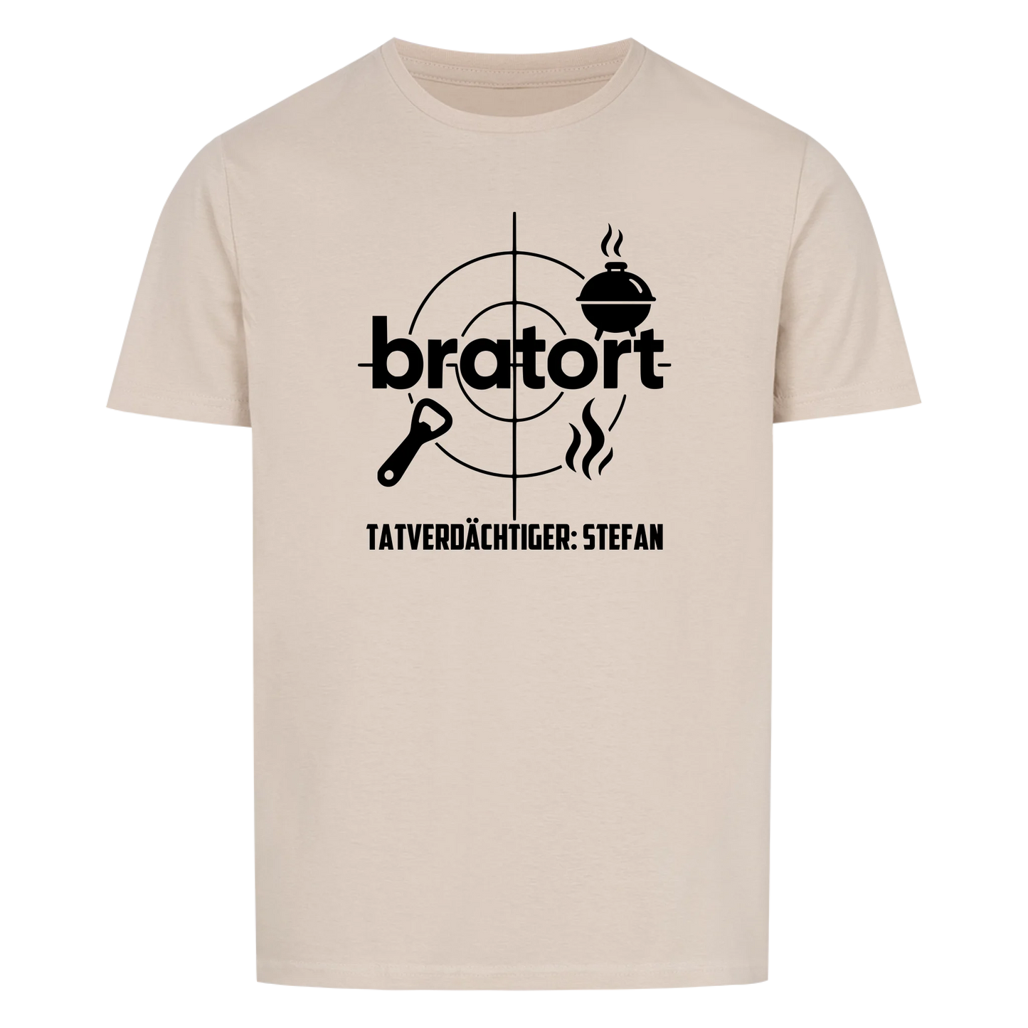 Bratort Tatverdächtiger - Personalisierbares Shirt