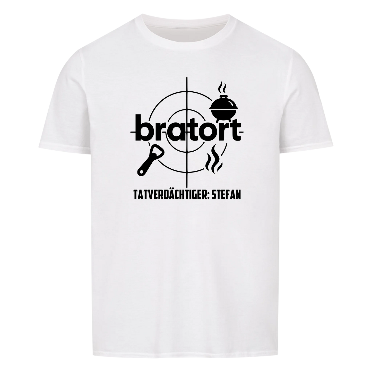 Bratort Tatverdächtiger - Personalisierbares Shirt
