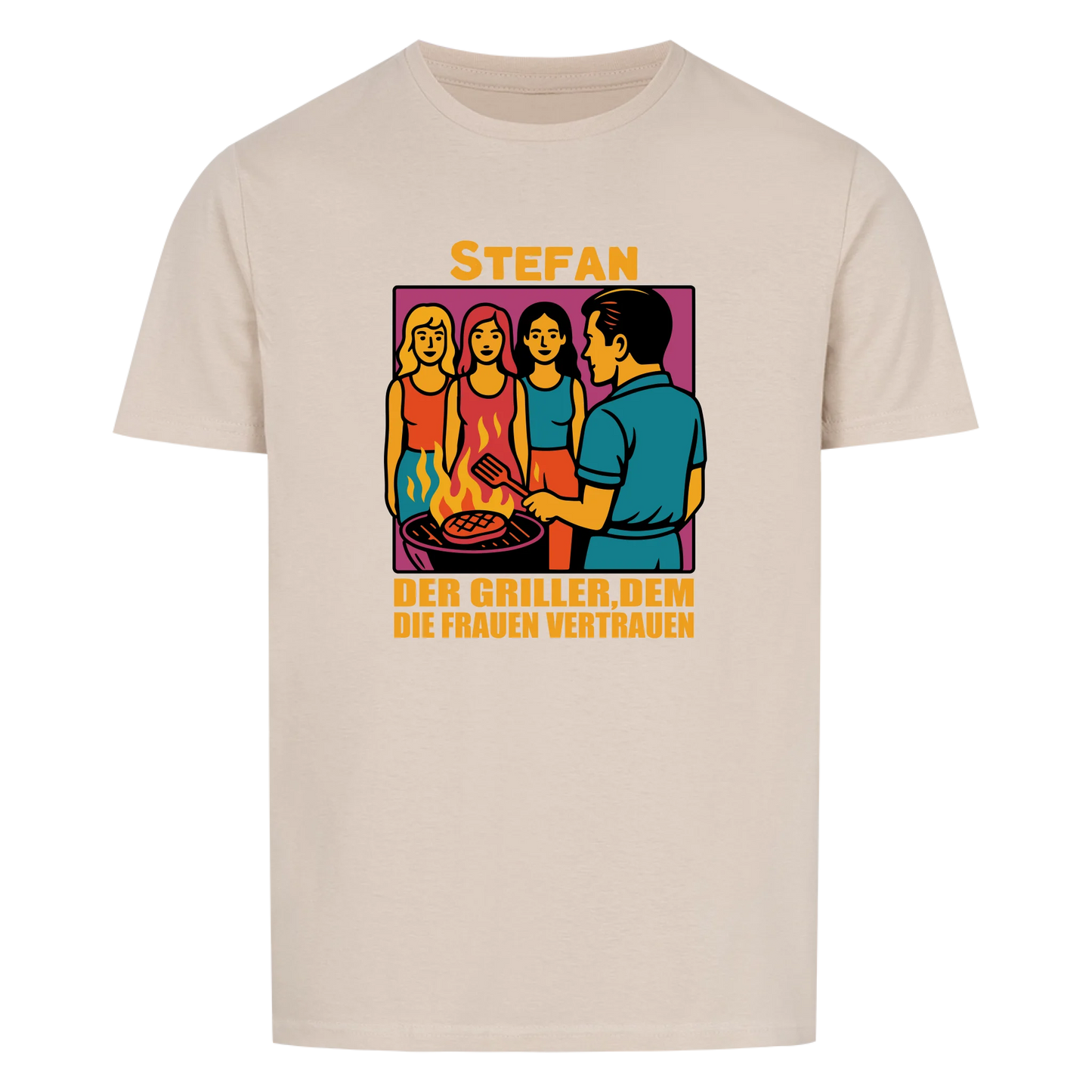 Der Griller personalisierbar - Herren Shirt