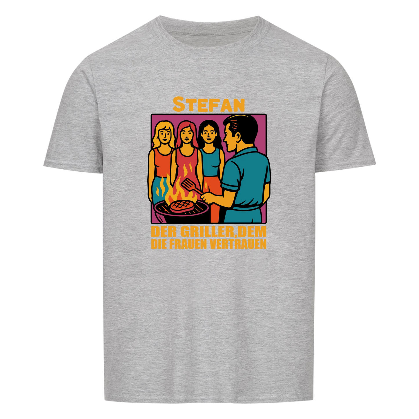 Der Griller personalisierbar - Herren Shirt