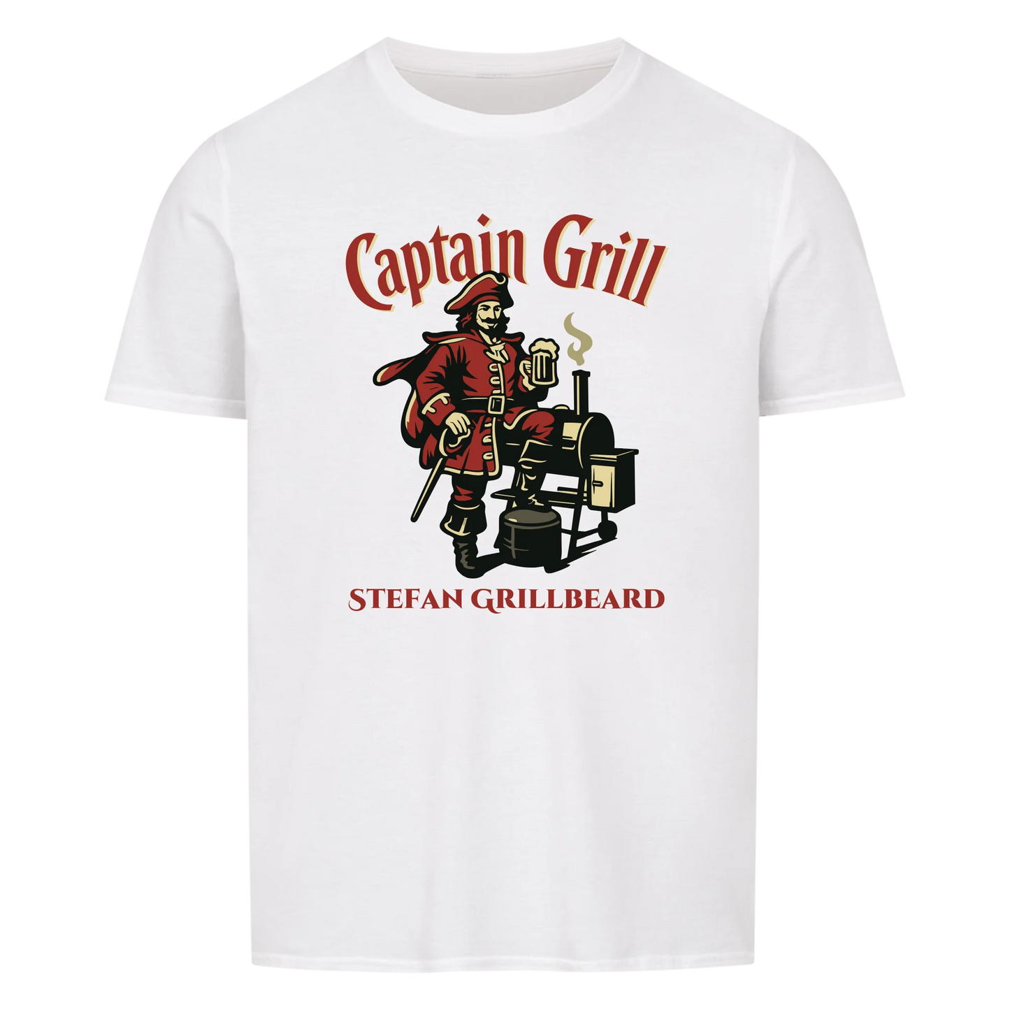 Captain Grill personalisierbar - Herren Shirt