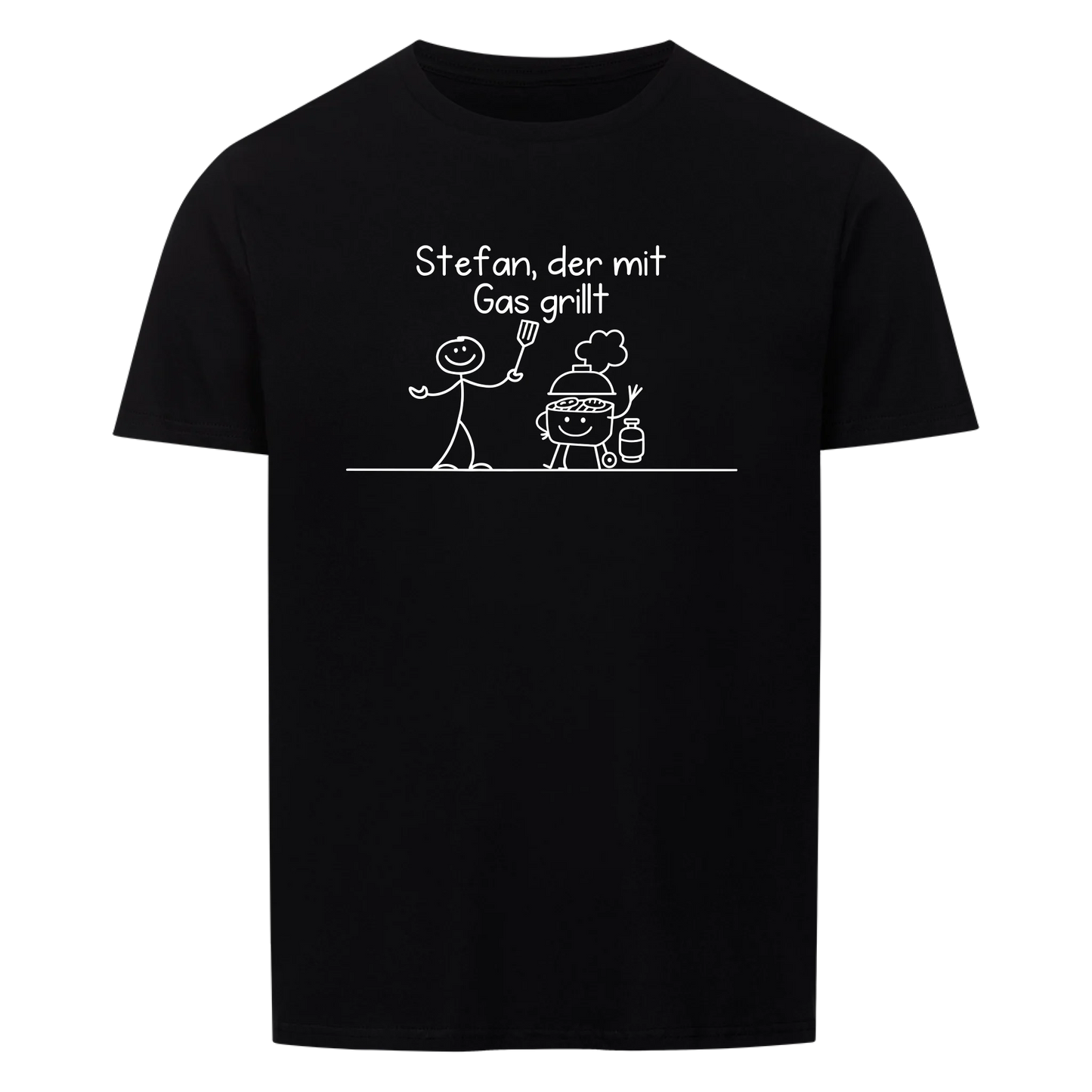 Der mit dem Grill - Personalisierbares Shirt