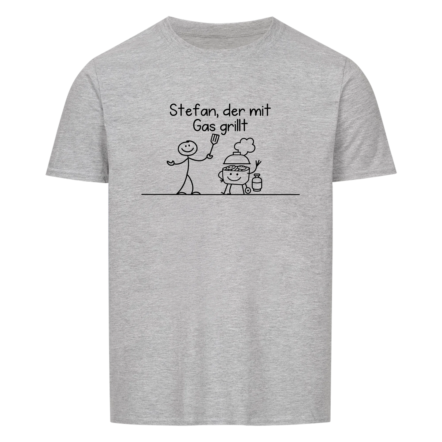 Der mit dem Grill - Personalisierbares Shirt
