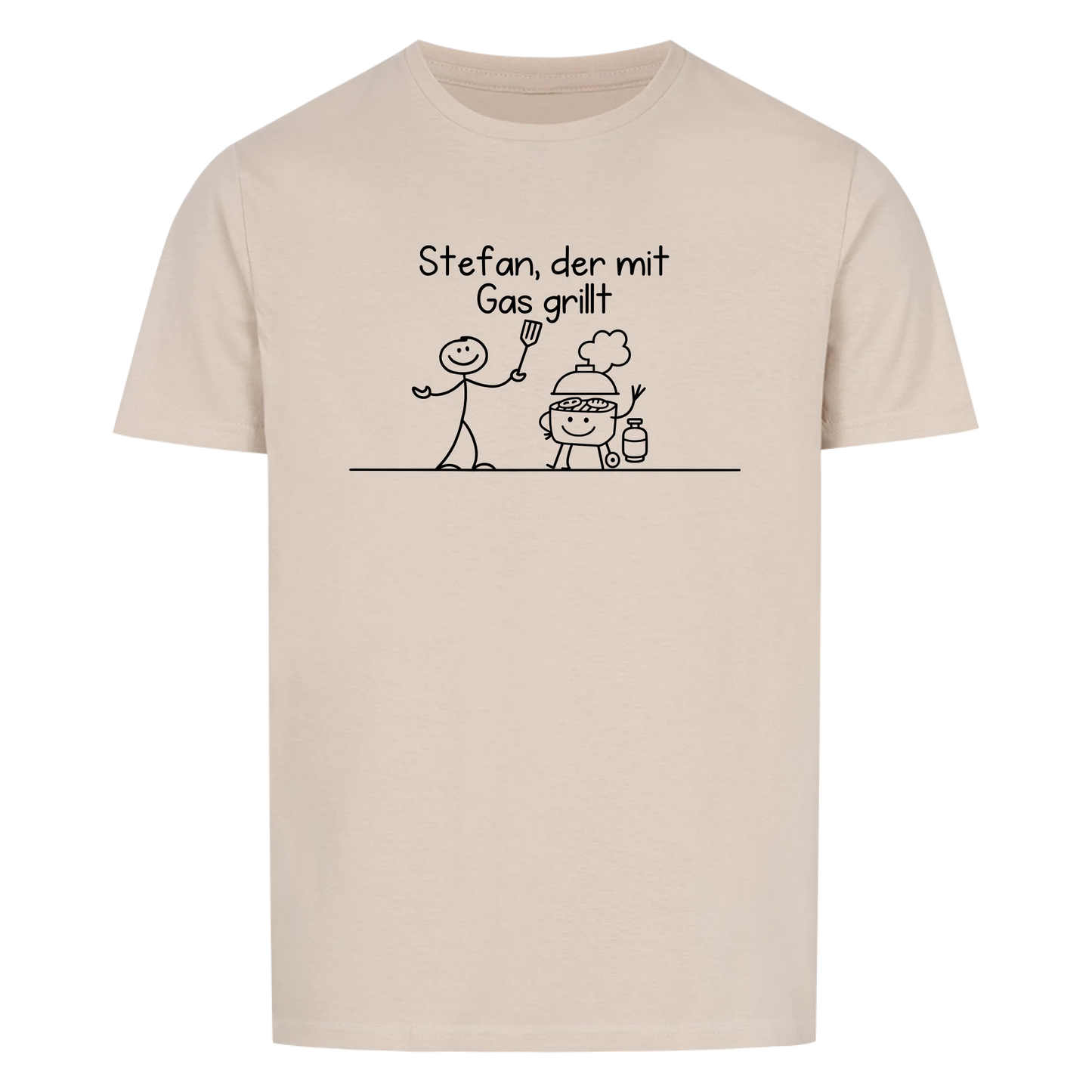 Der mit dem Grill - Personalisierbares Shirt
