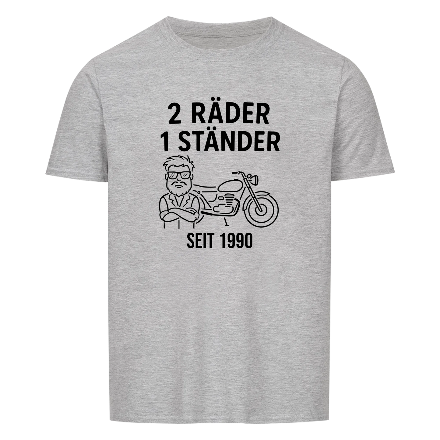 2 Wheels, 1 Stand - Customizable Shirt