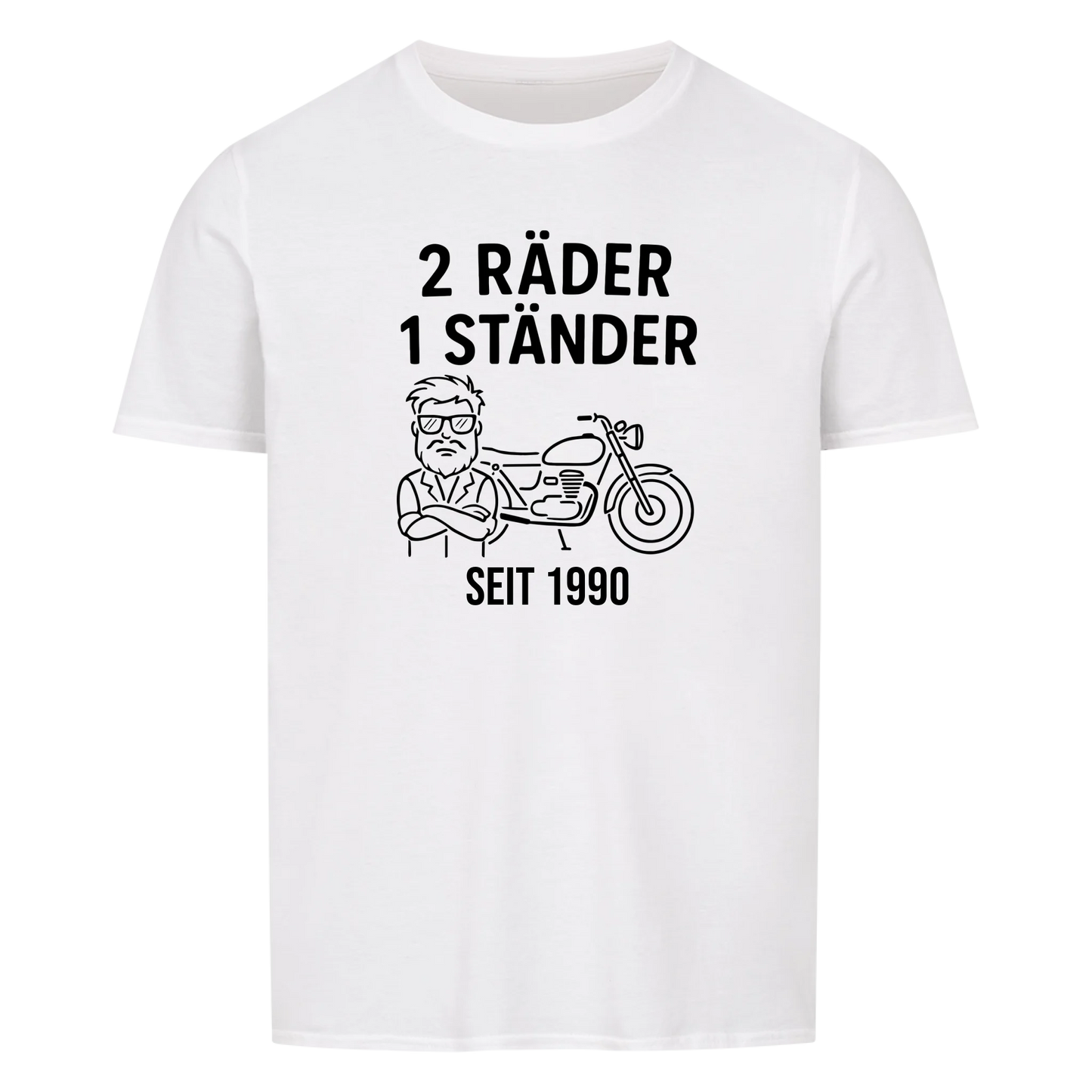 2 Wheels, 1 Stand - Customizable Shirt