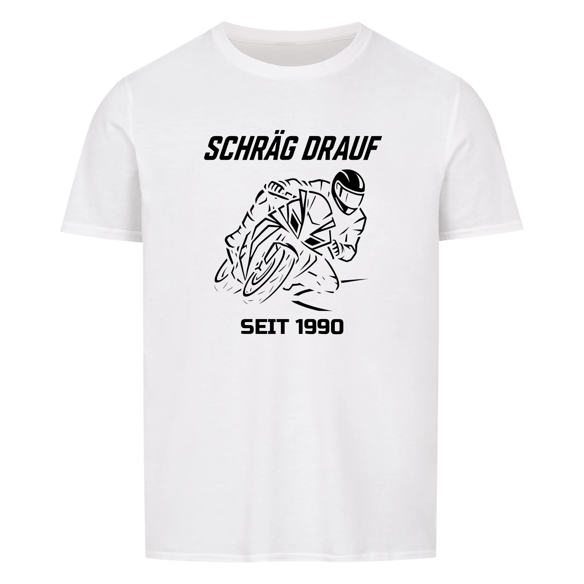 Schräg drauf - Personalisierbares Shirt