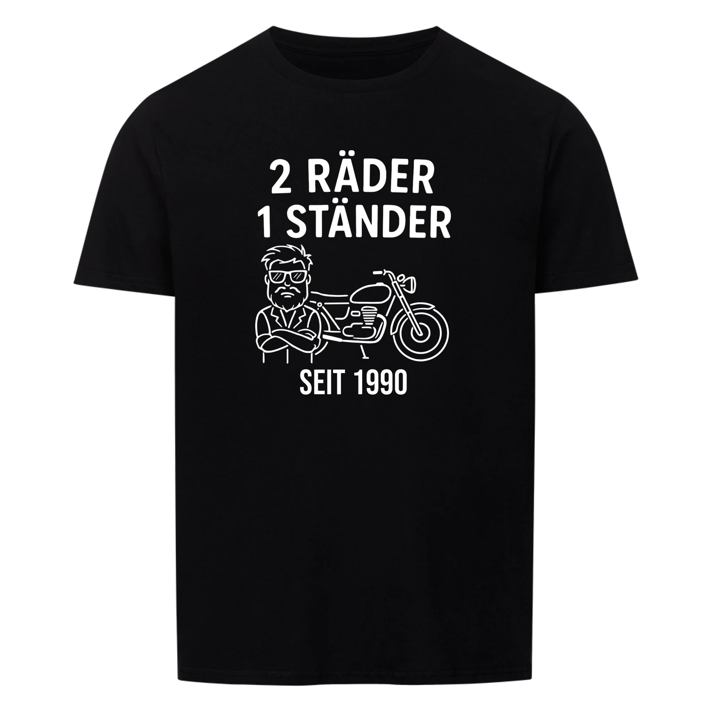 2 Wheels, 1 Stand - Customizable Shirt