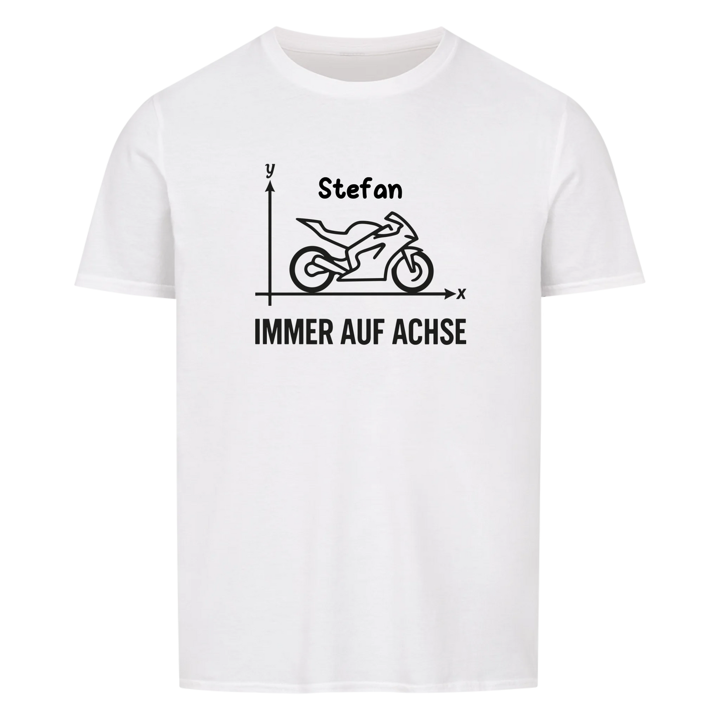 Immer auf Achse - Personalisierbares Shirt