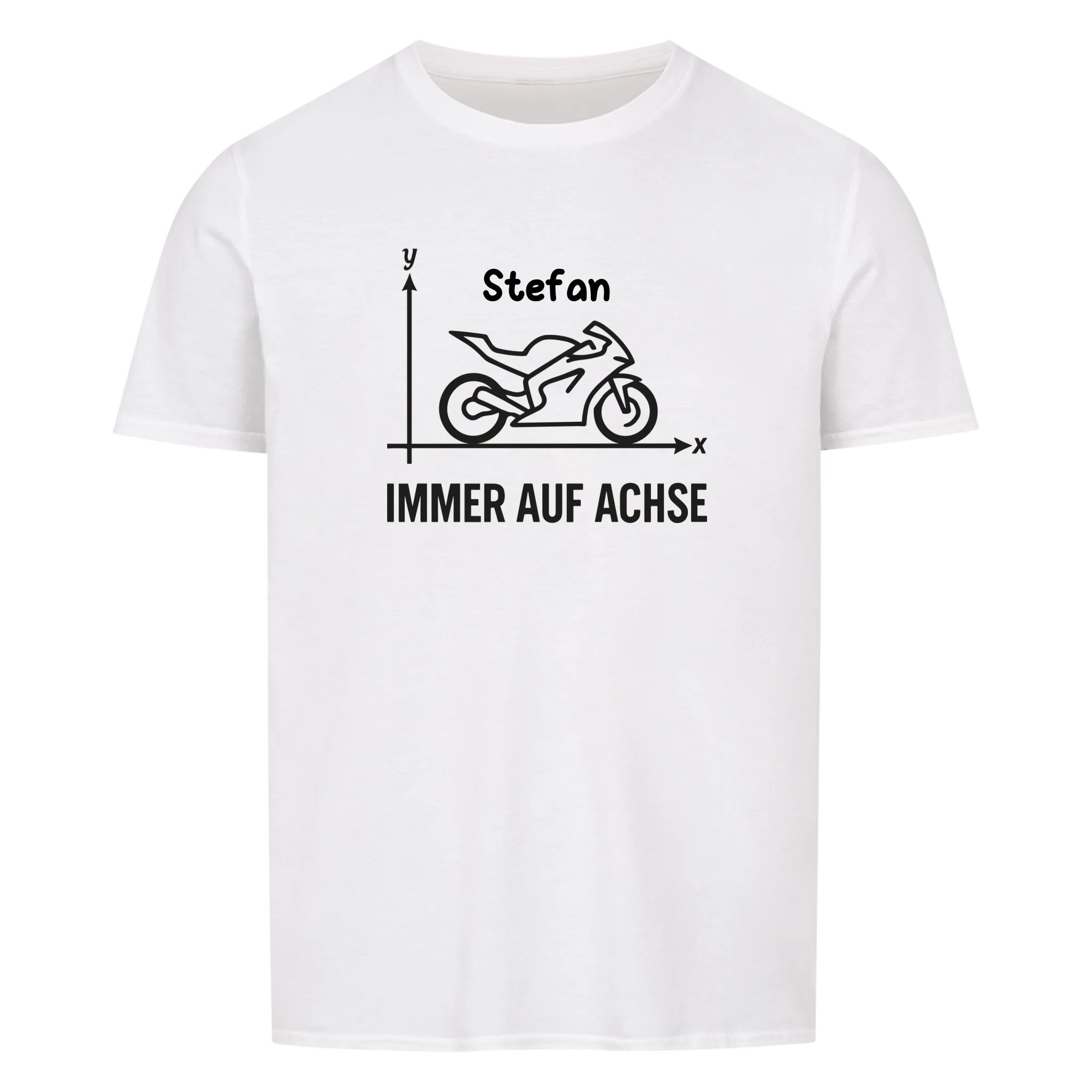 Immer auf Achse - Personalisierbares Shirt