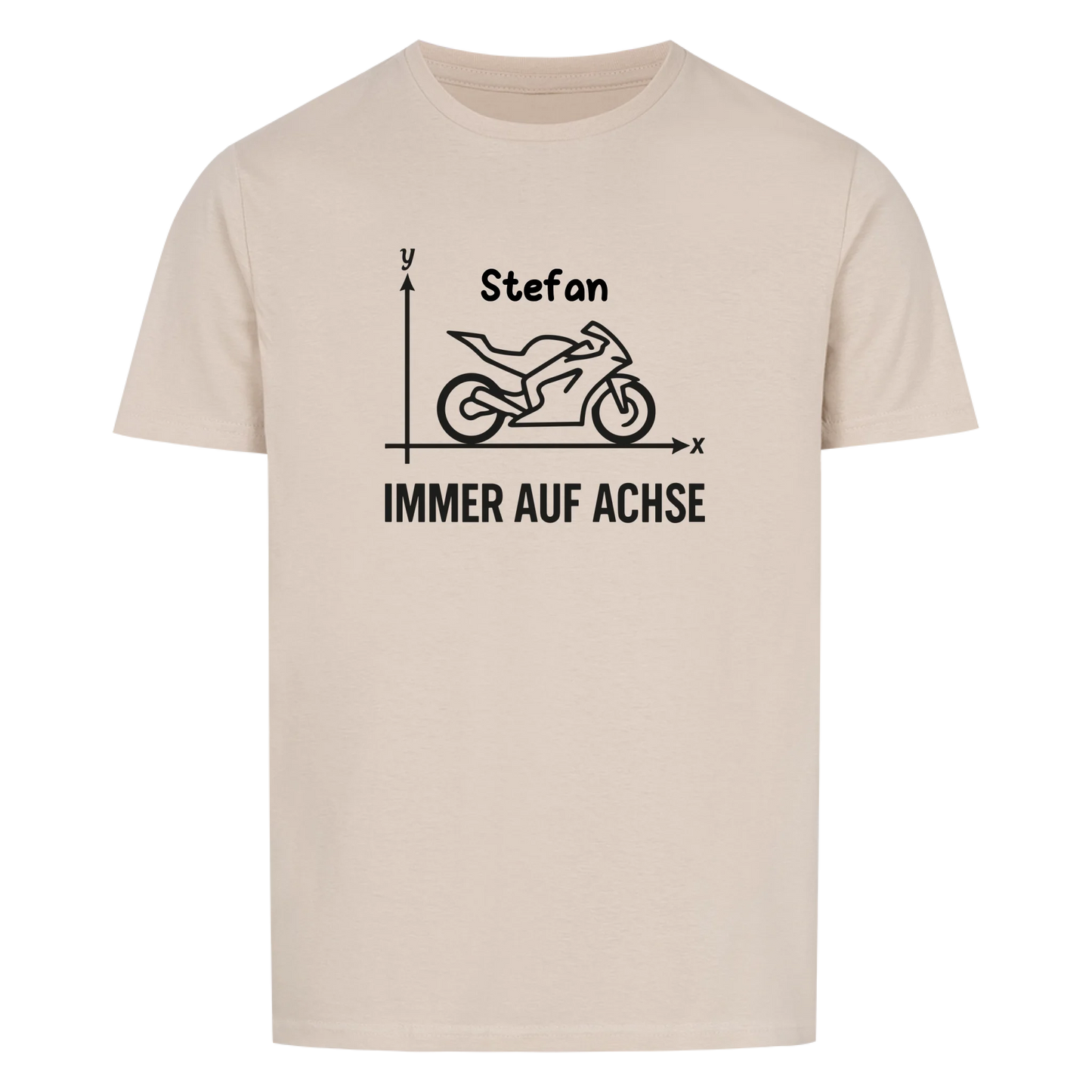 Immer auf Achse - Personalisierbares Shirt