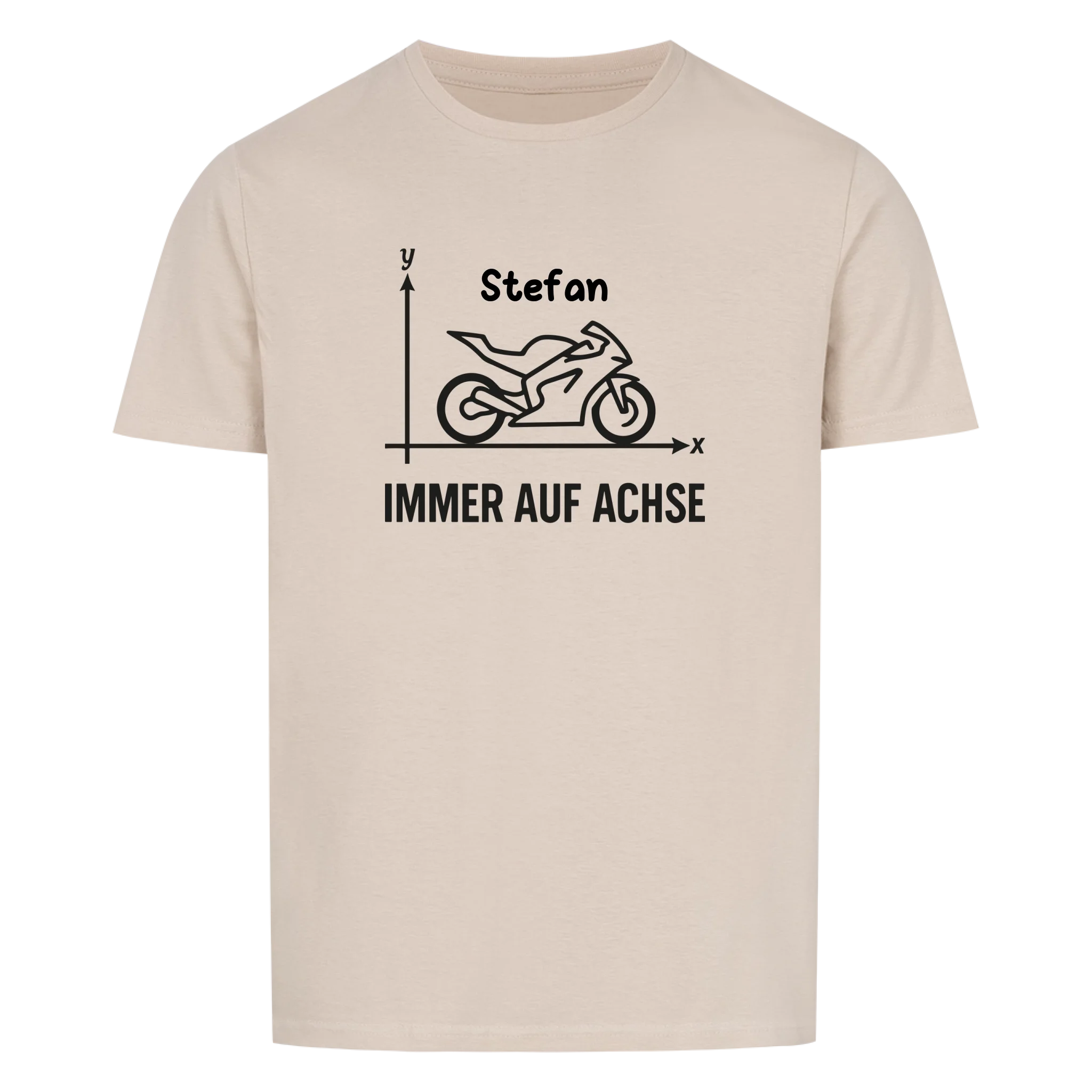Immer auf Achse - Personalisierbares Shirt