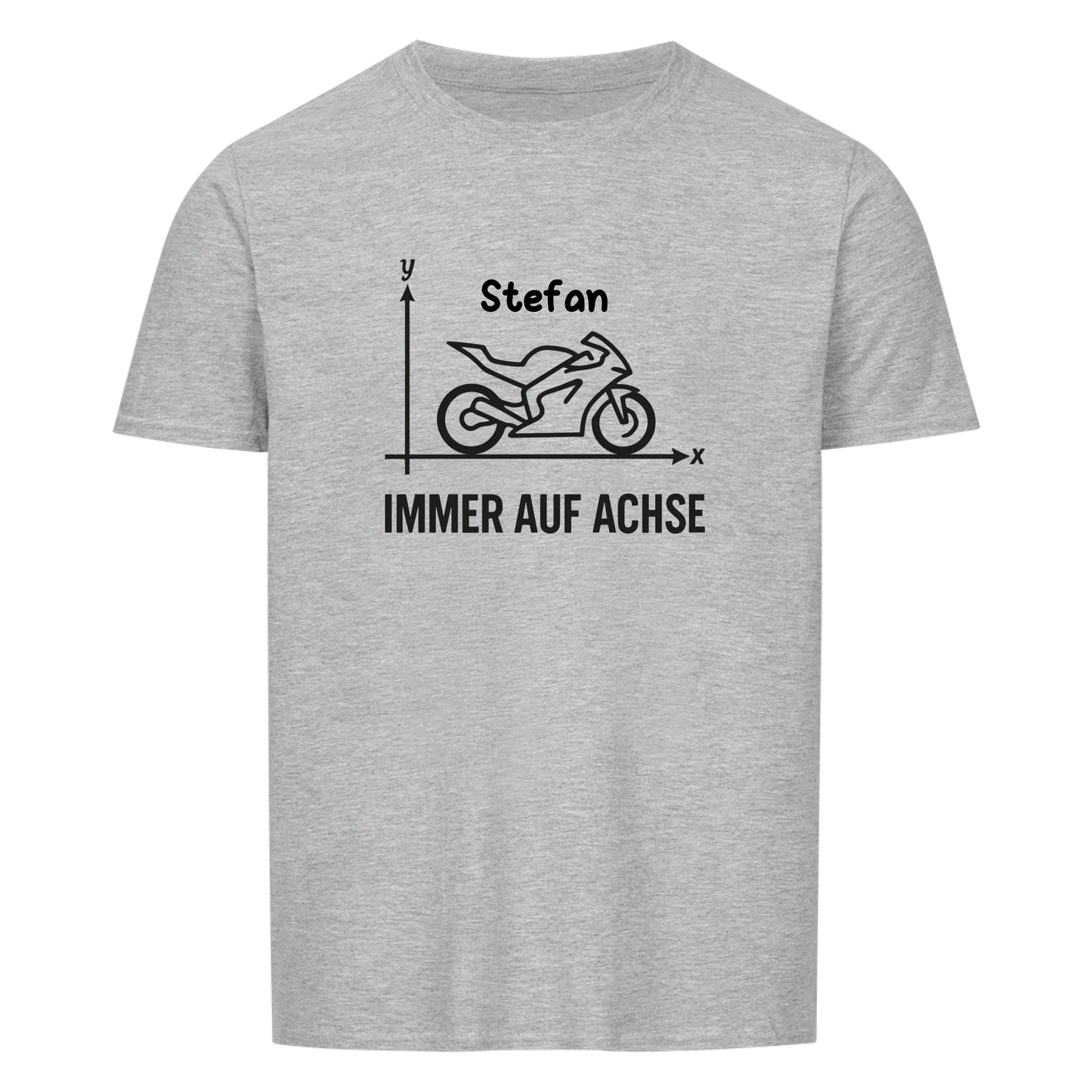 Immer auf Achse - Personalisierbares Shirt