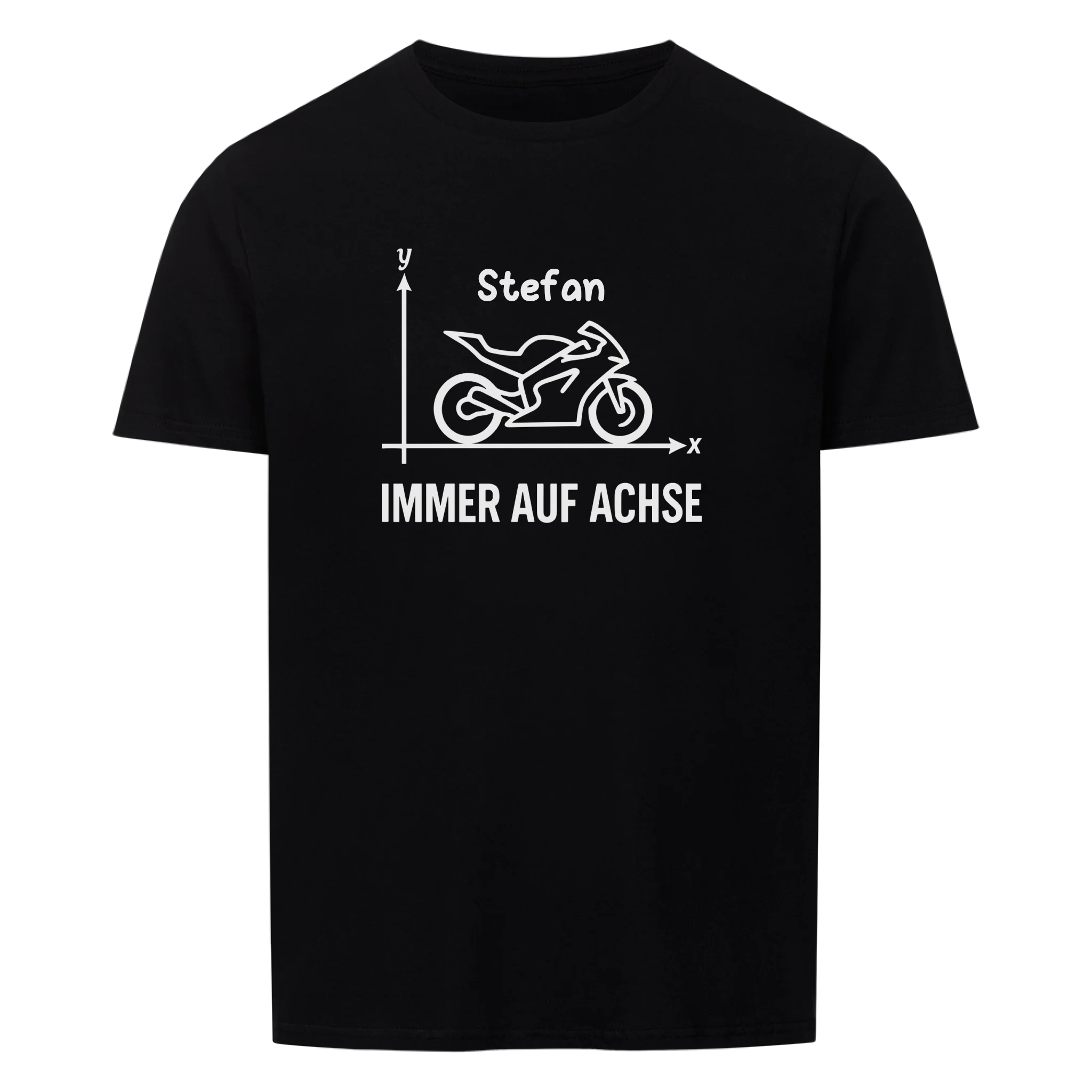 Immer auf Achse - Personalisierbares Shirt