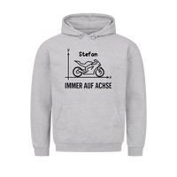 Immer auf Achse - Personalisierbares Shirt
