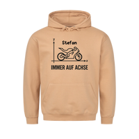 Immer auf Achse - Personalisierbares Shirt