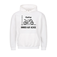 Immer auf Achse - Personalisierbares Shirt