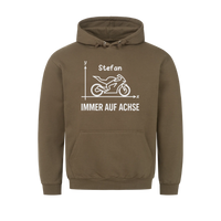 Immer auf Achse - Personalisierbares Shirt