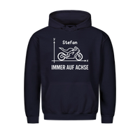 Immer auf Achse - Personalisierbares Shirt