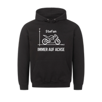 Immer auf Achse - Personalisierbares Shirt