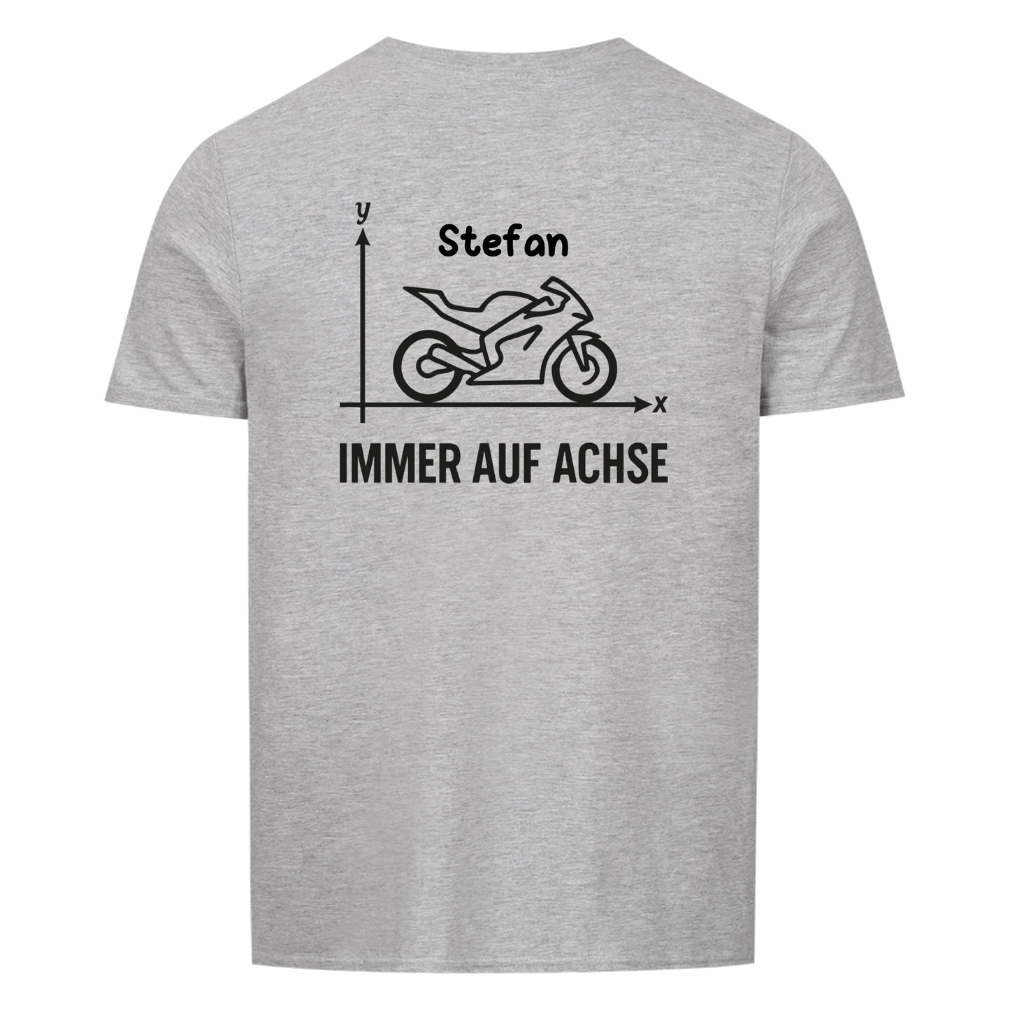 Immer auf Achse - Personalisierbares Shirt