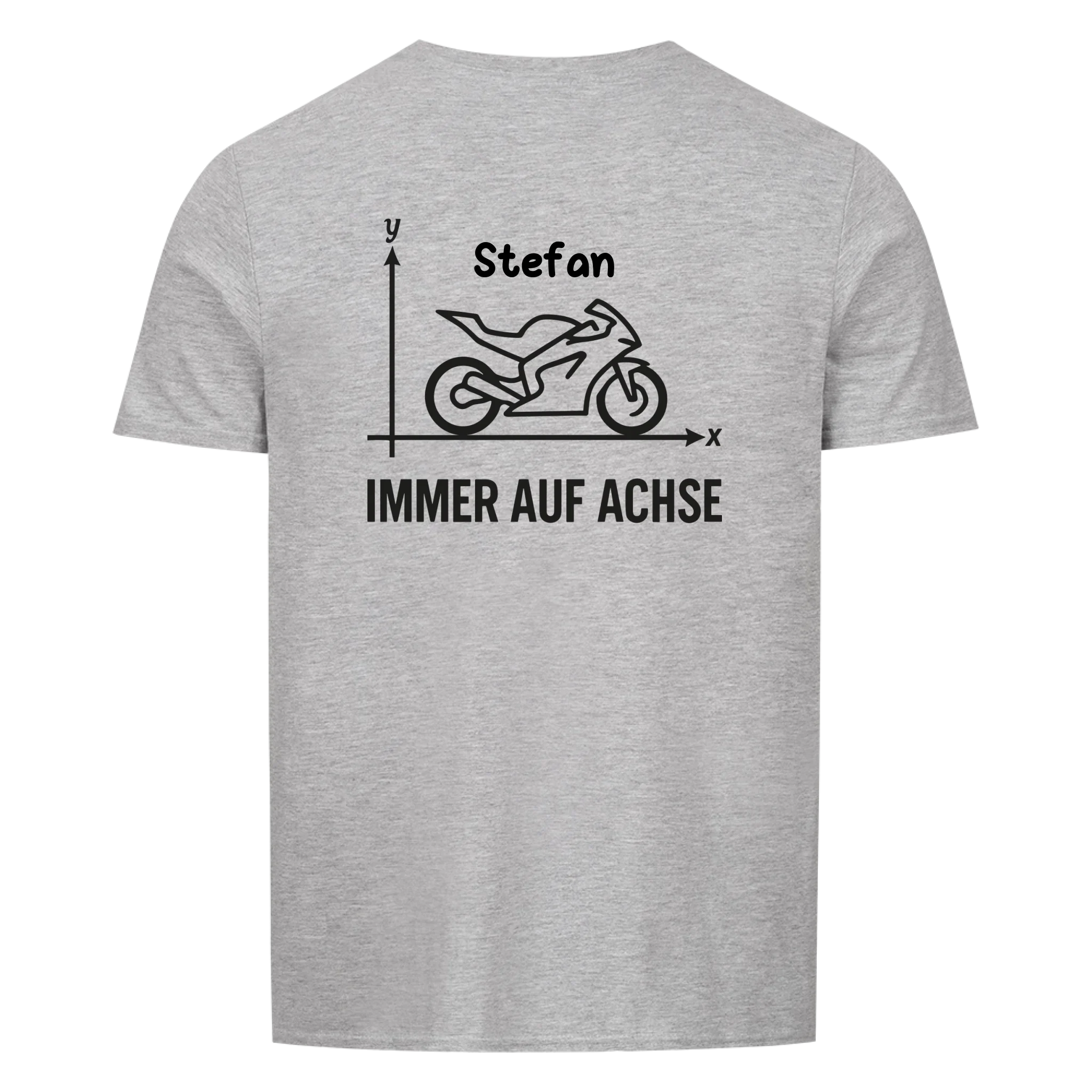 Immer auf Achse - Personalisierbares Shirt