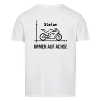 Immer auf Achse - Personalisierbares Shirt