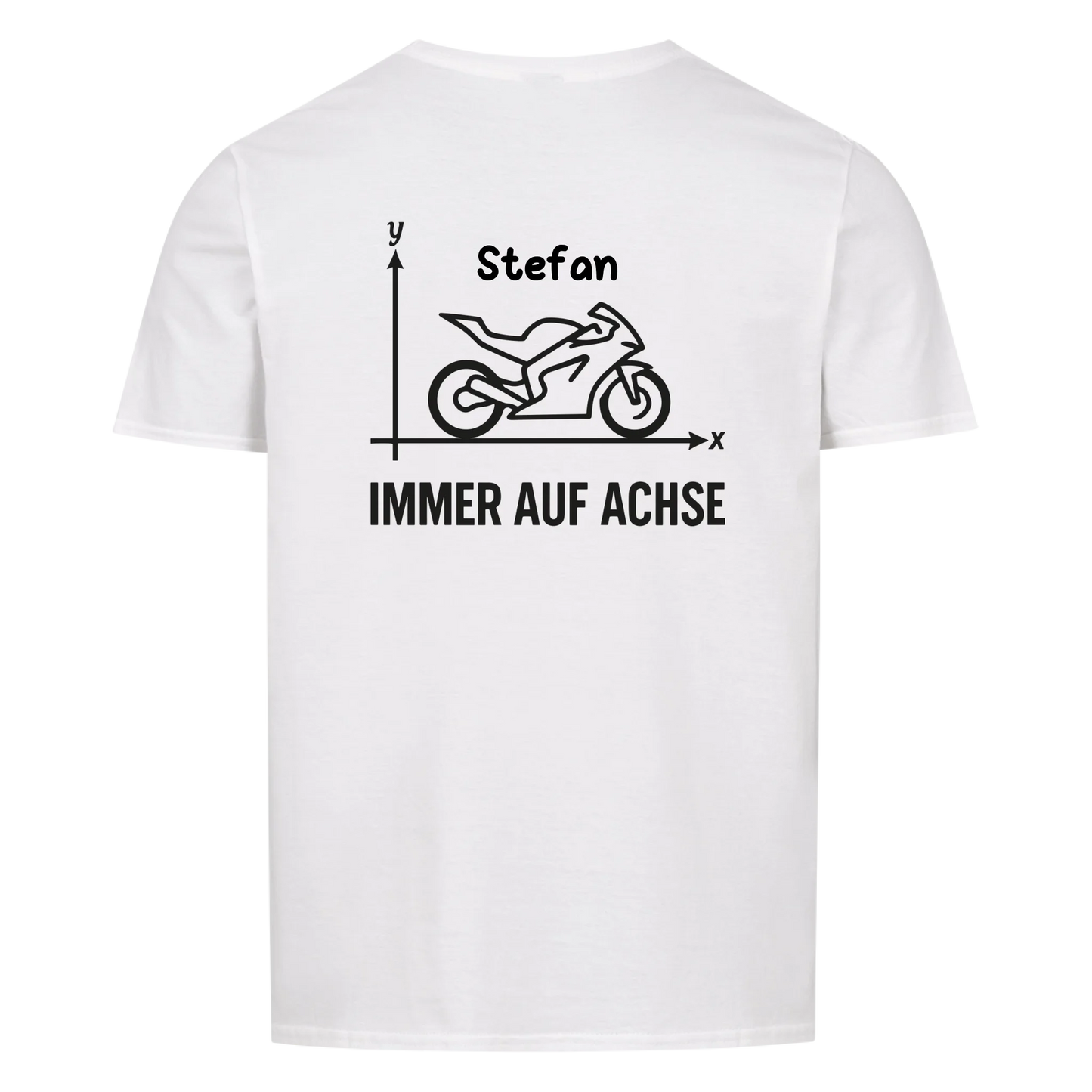 Immer auf Achse - Personalisierbares Shirt