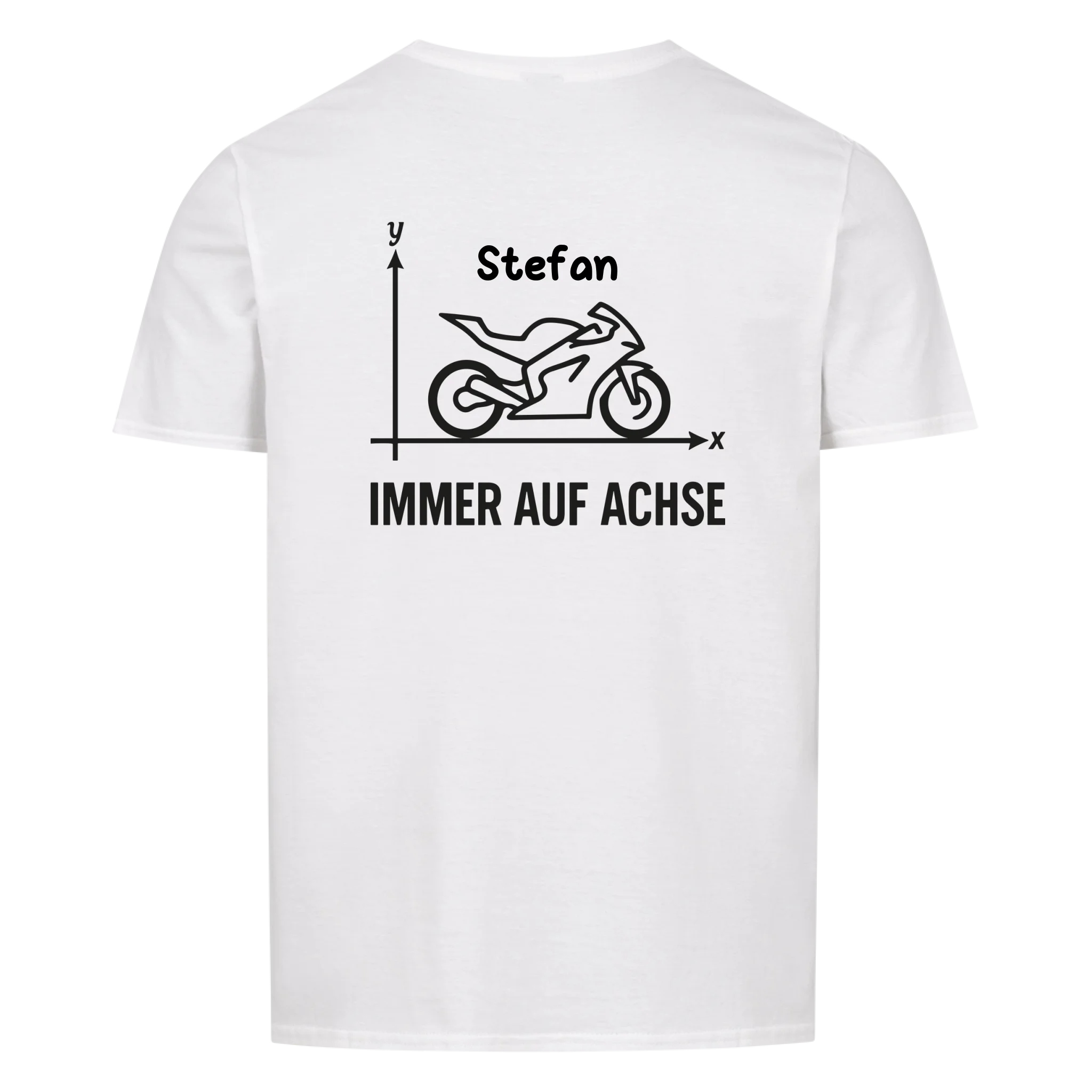 Immer auf Achse - Personalisierbares Shirt