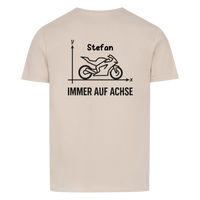 Immer auf Achse - Personalisierbares Shirt