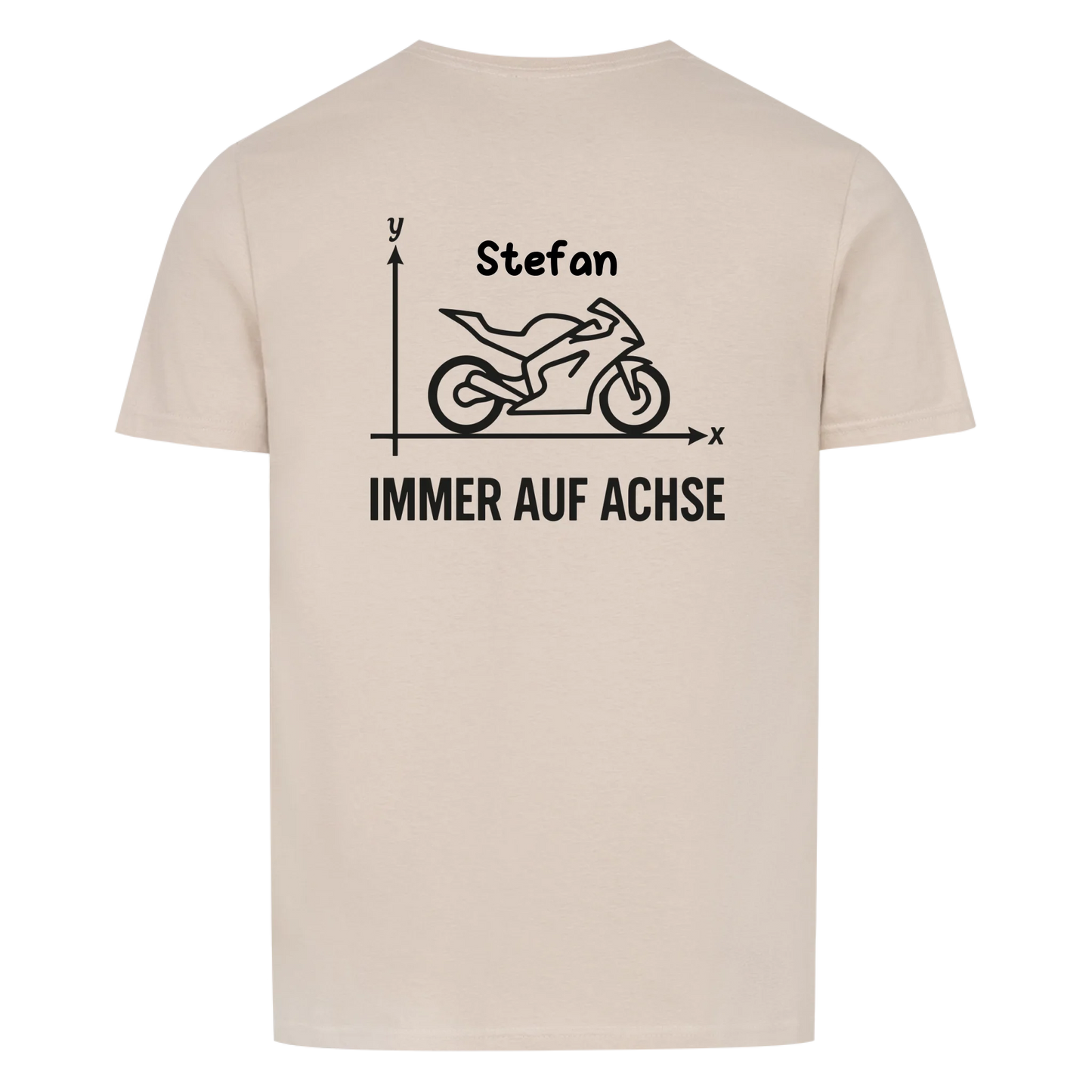 Immer auf Achse - Personalisierbares Shirt