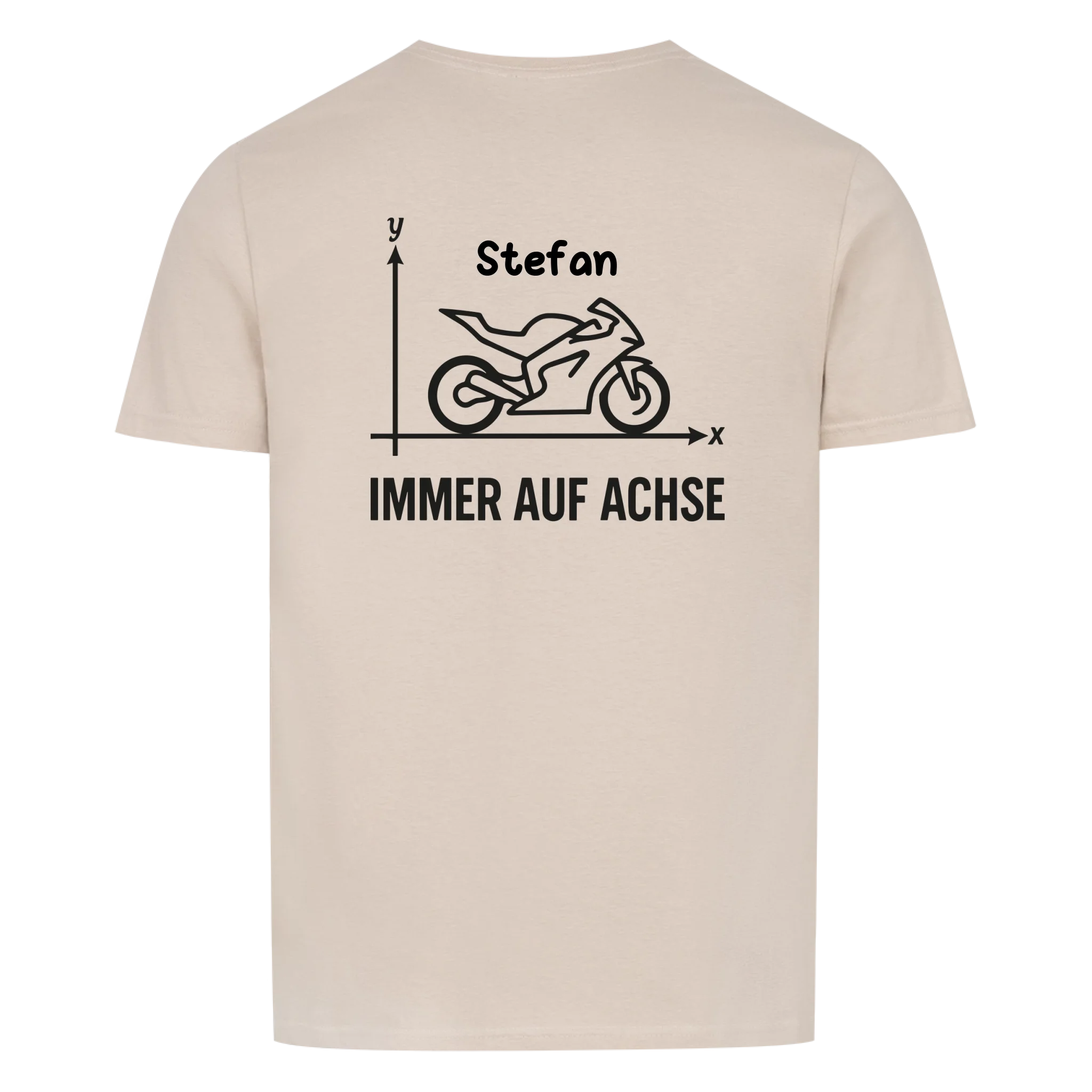 Immer auf Achse - Personalisierbares Shirt