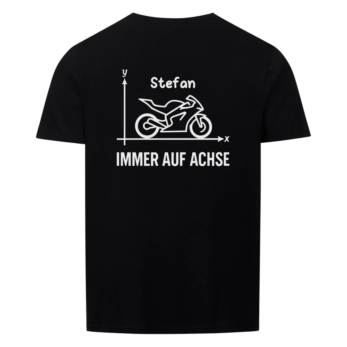 Immer auf Achse - Personalisierbares Shirt