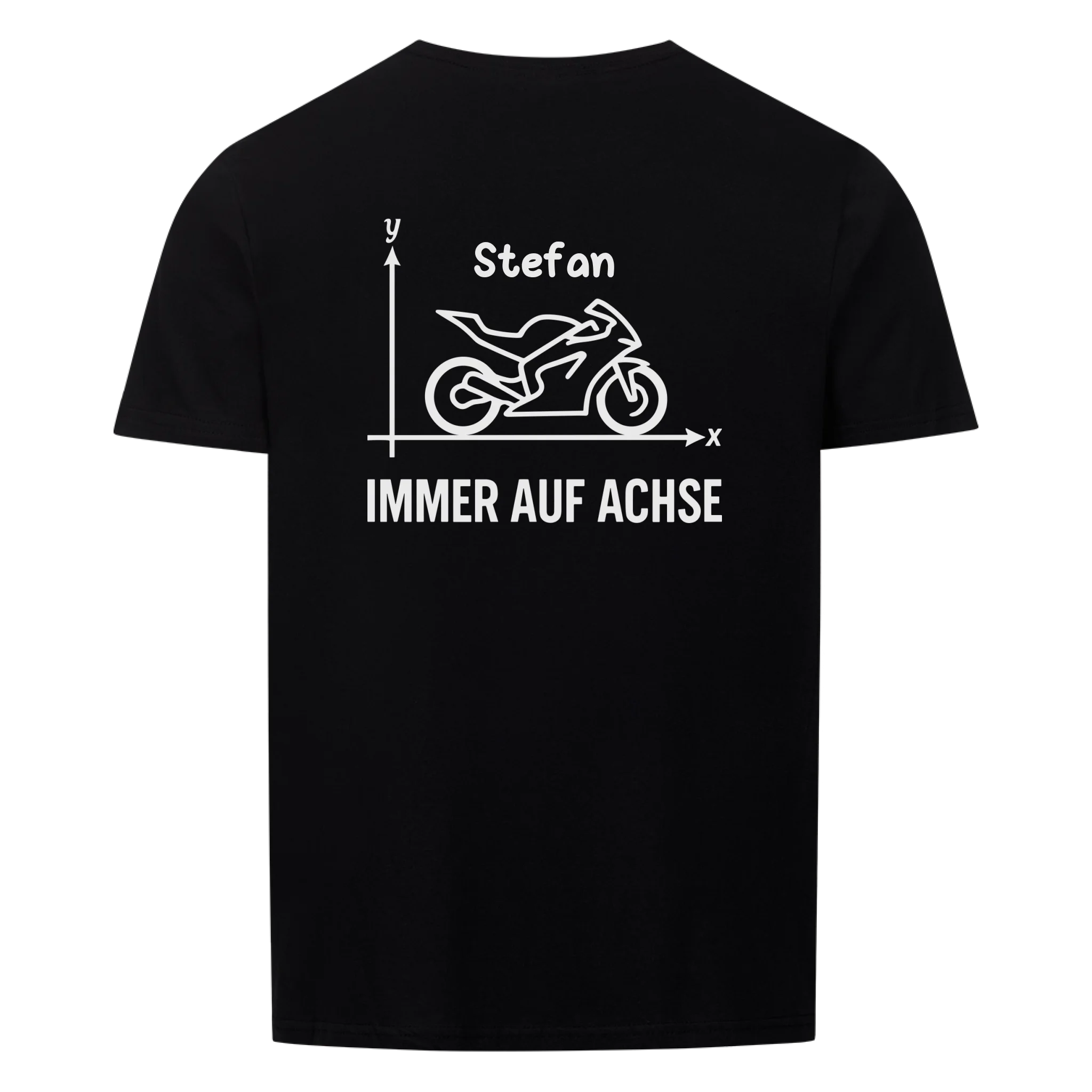Immer auf Achse - Personalisierbares Shirt