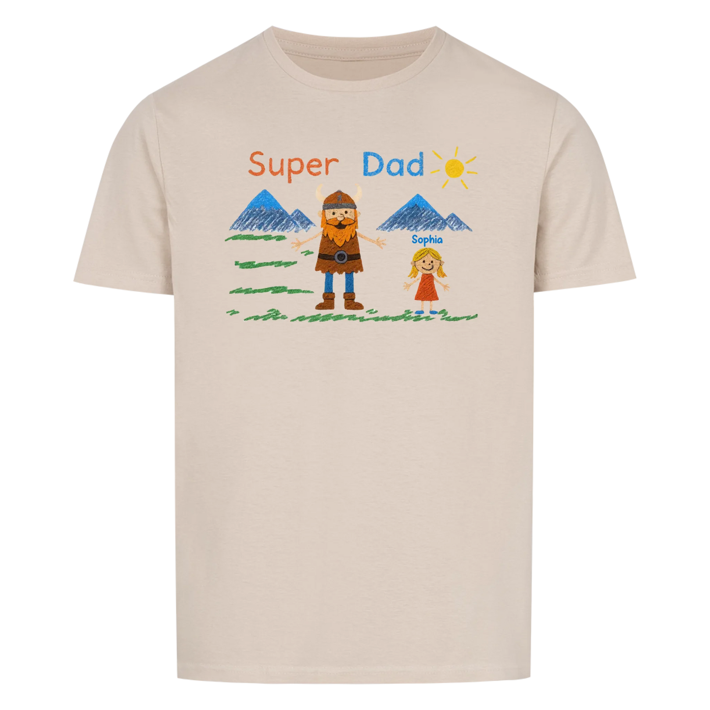 Super Dad - Customizable T-Shirt