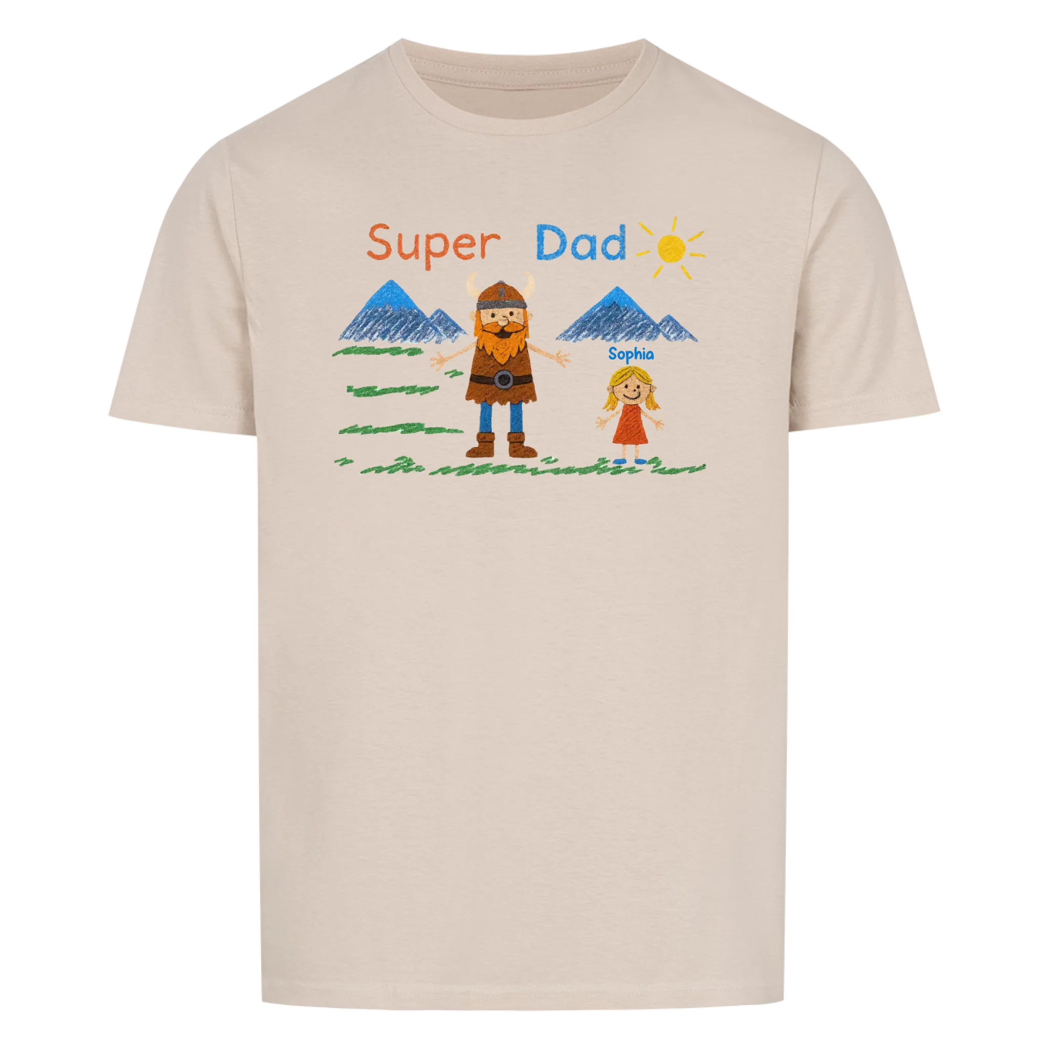 Super Dad - Customizable T-Shirt