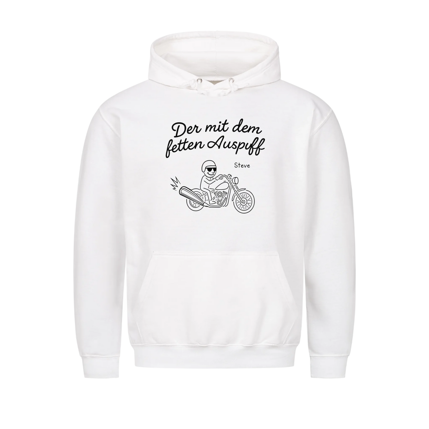 Der mit dem fetten Auspuff - Personalisierbares T-Shirt