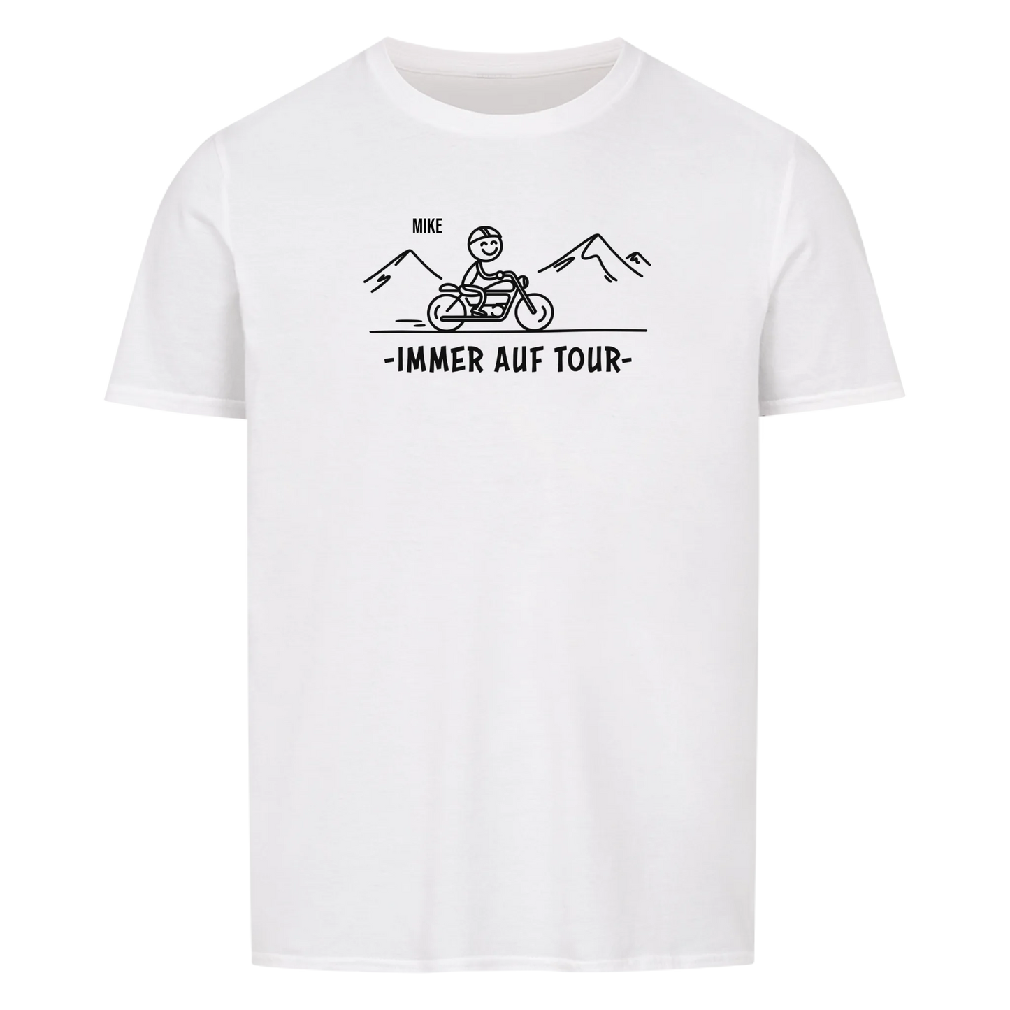 Immer auf Tour personalisierbar - Herren Shirt