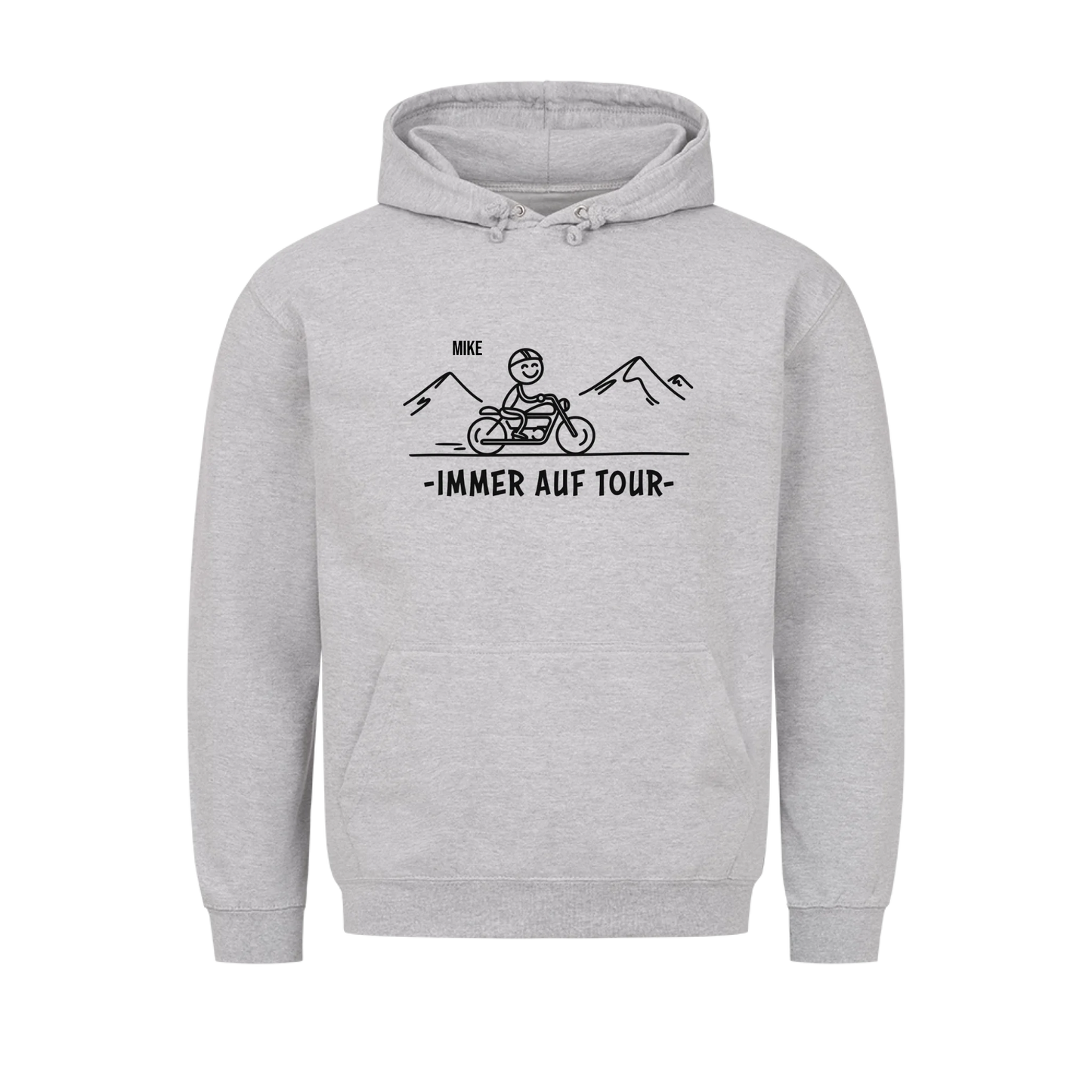 Immer auf Tour - Personalisierbares T-Shirt